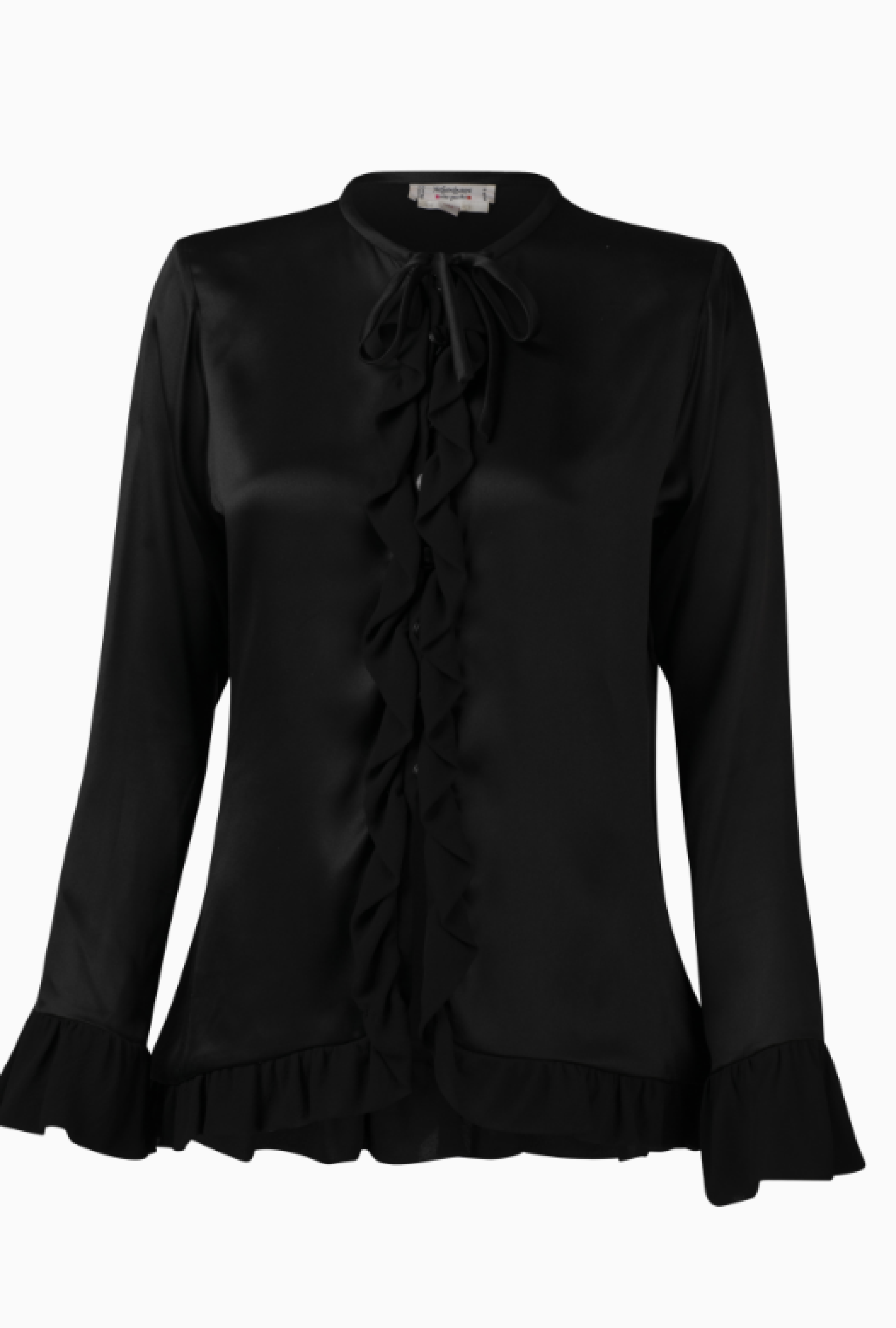 Chemise Yves Saint Laurent Silk Ruffle