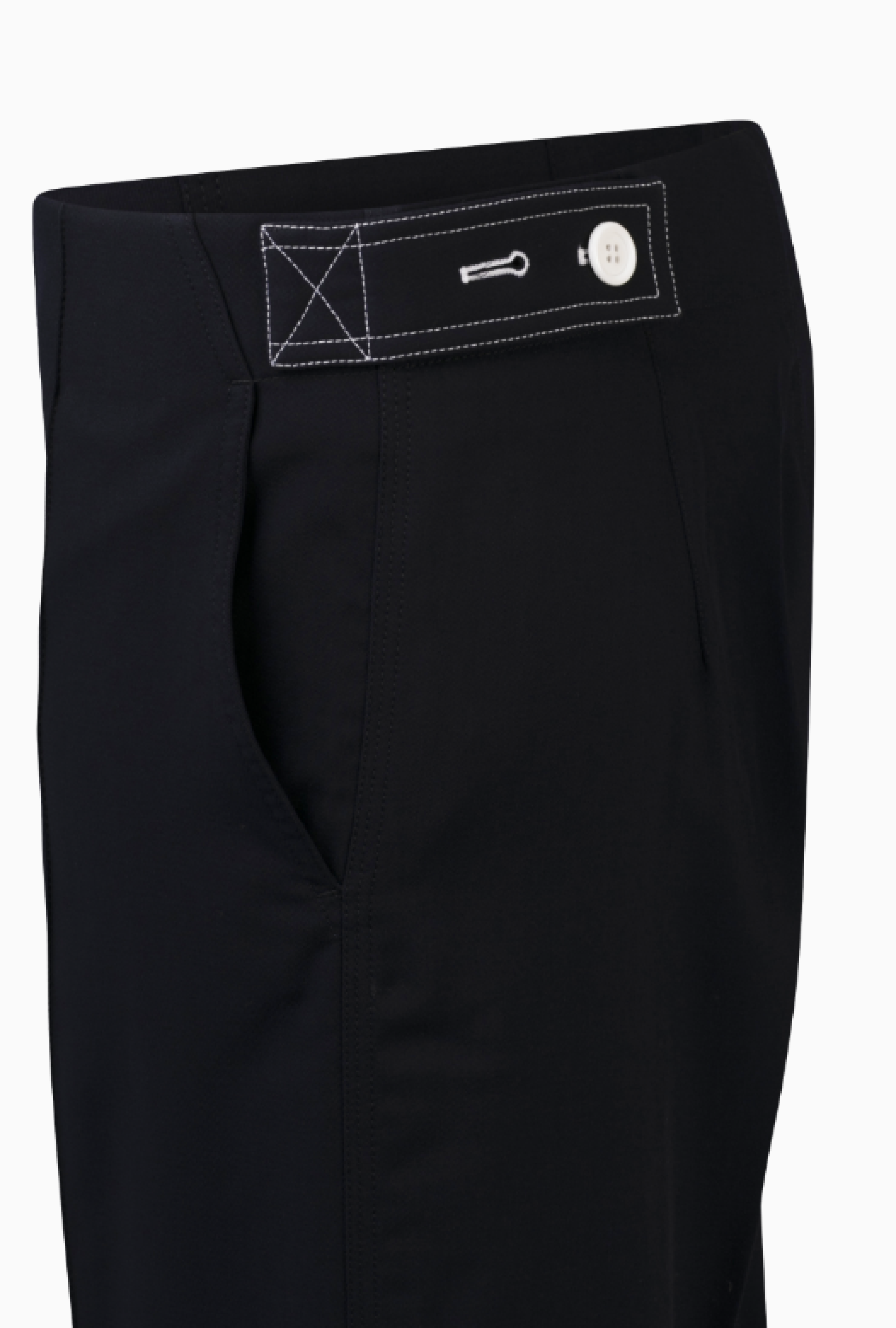 Pantalon Celine Sculptural Navy SS2015 par Phoebe Philo