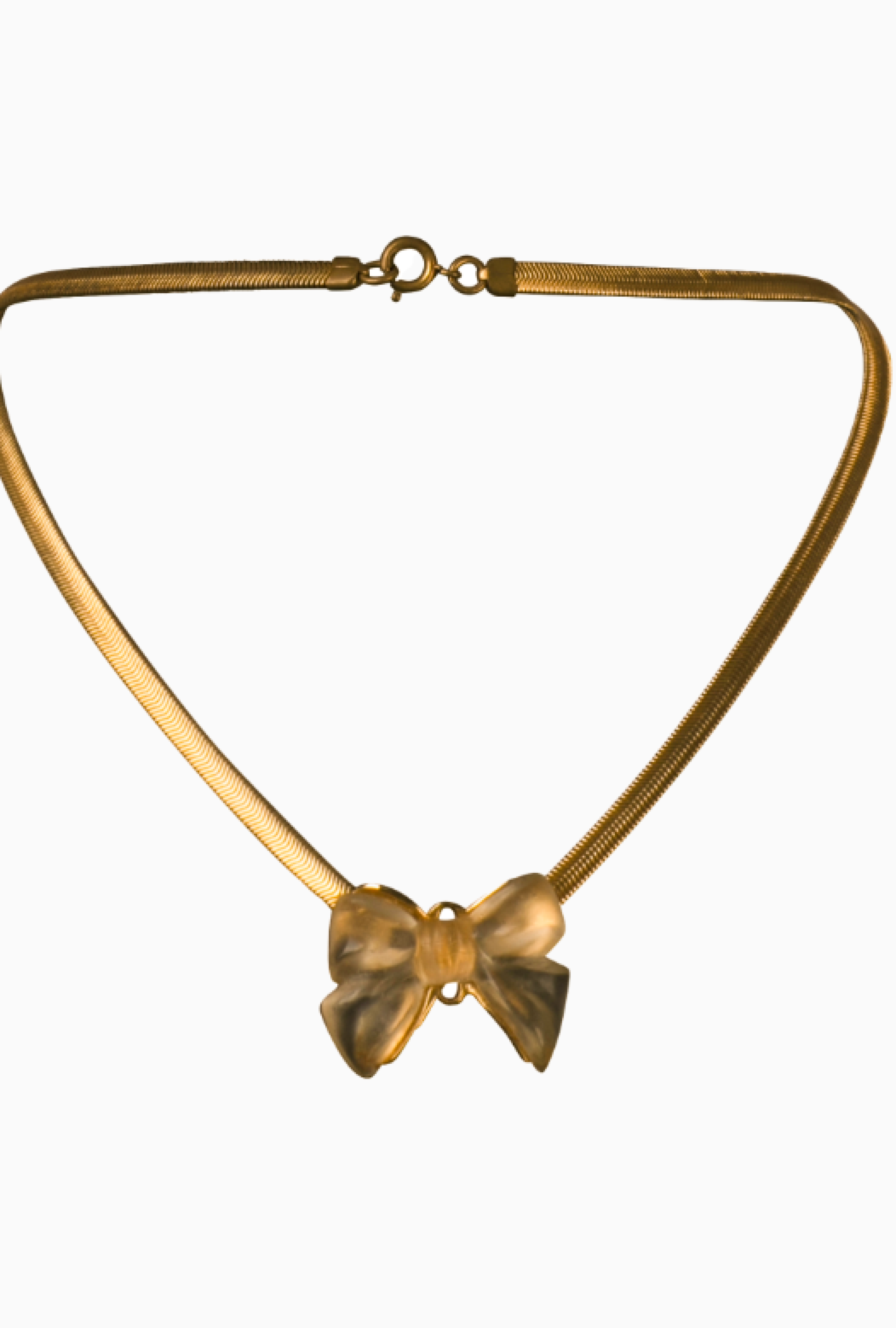 Collier Vintage Noeud Cristal