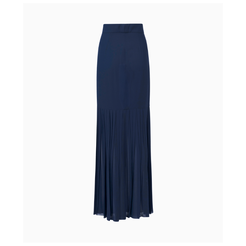 Jupe Chanel Bleu Abysse Fw Haute Couture 2015