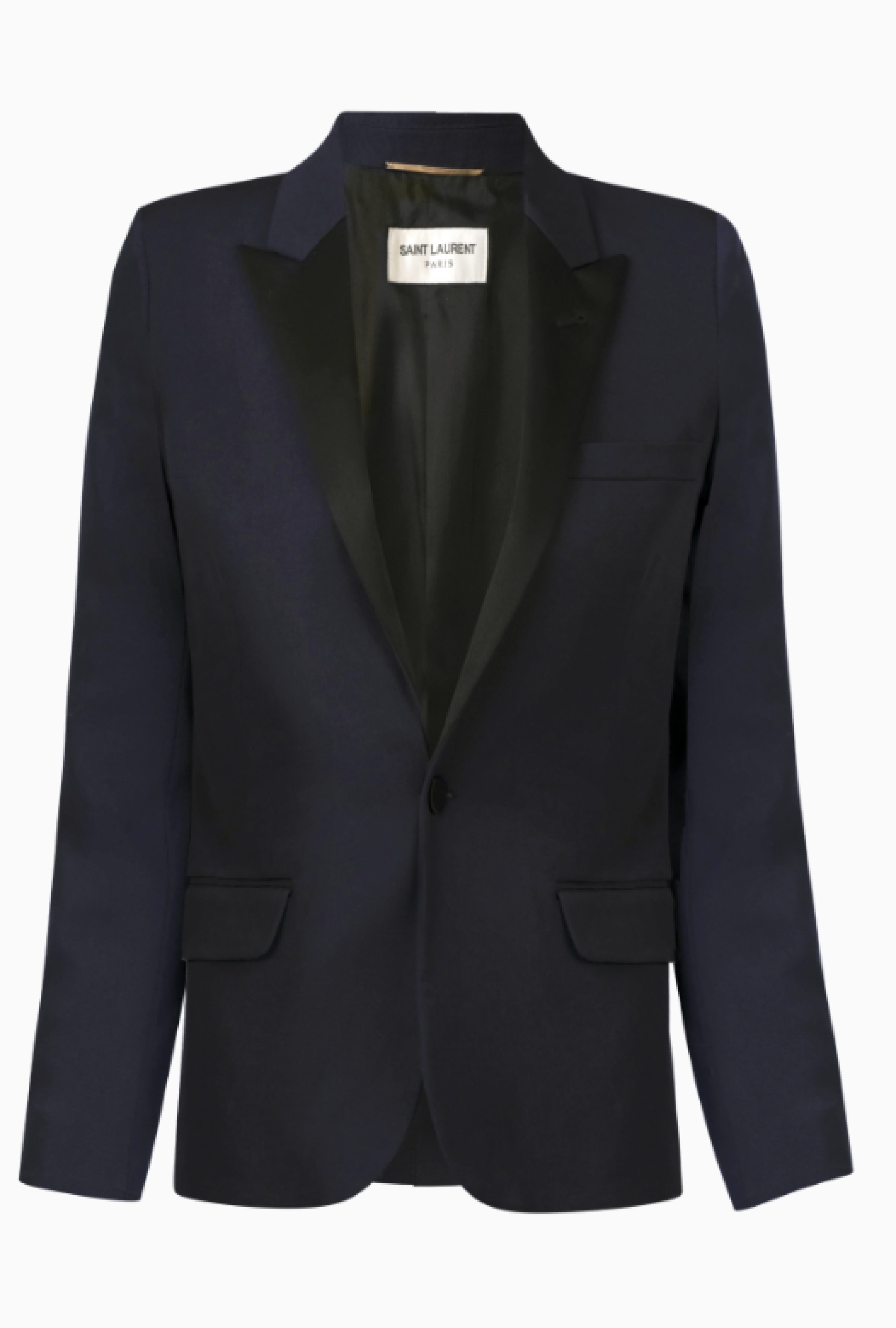 Veste Yves Saint Laurent Smoking Bleu Nuit Ss2013 Par Hedi Slimane