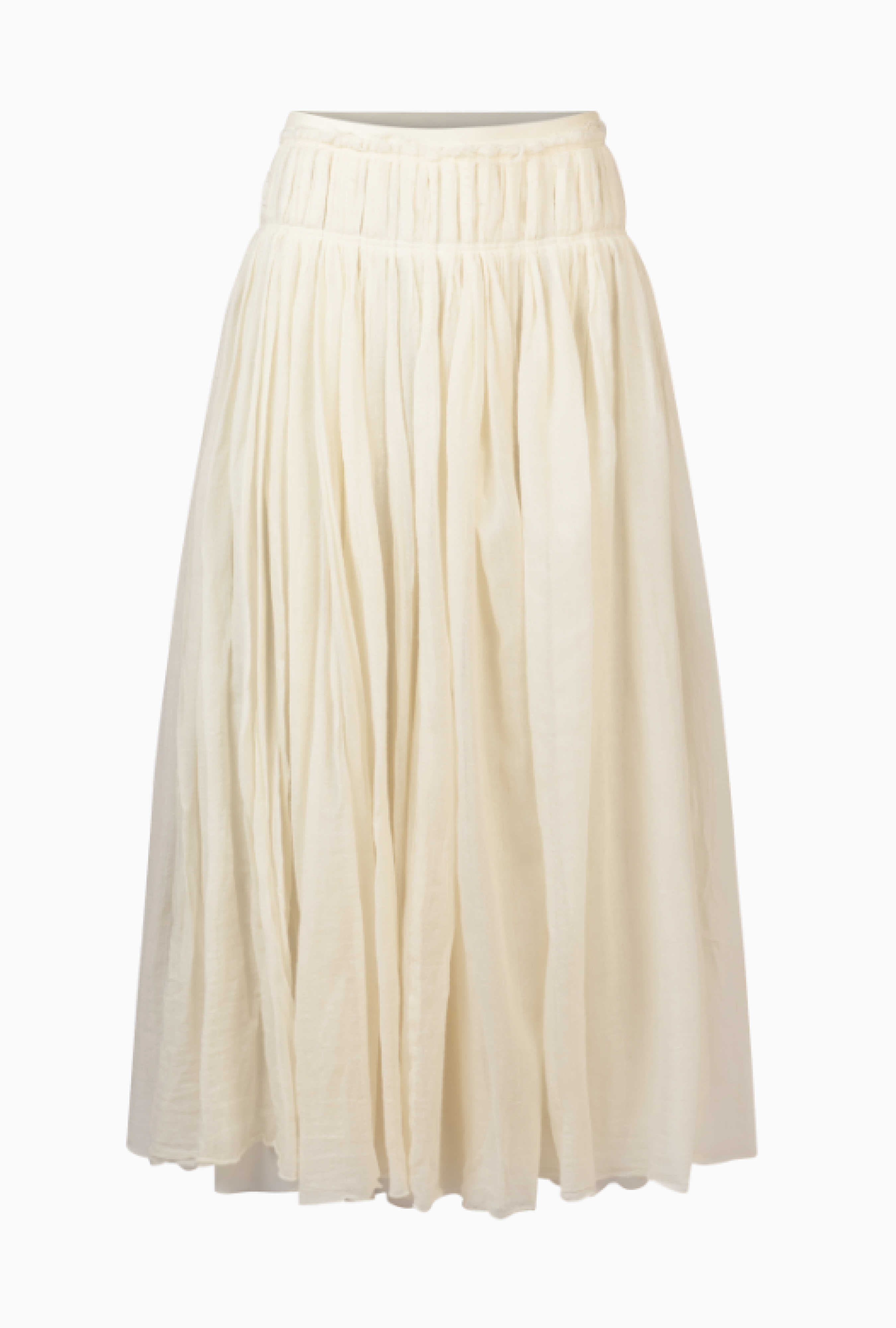 Jupe Chloe Crème Bohème Fw 2021 Gabriela Hearst