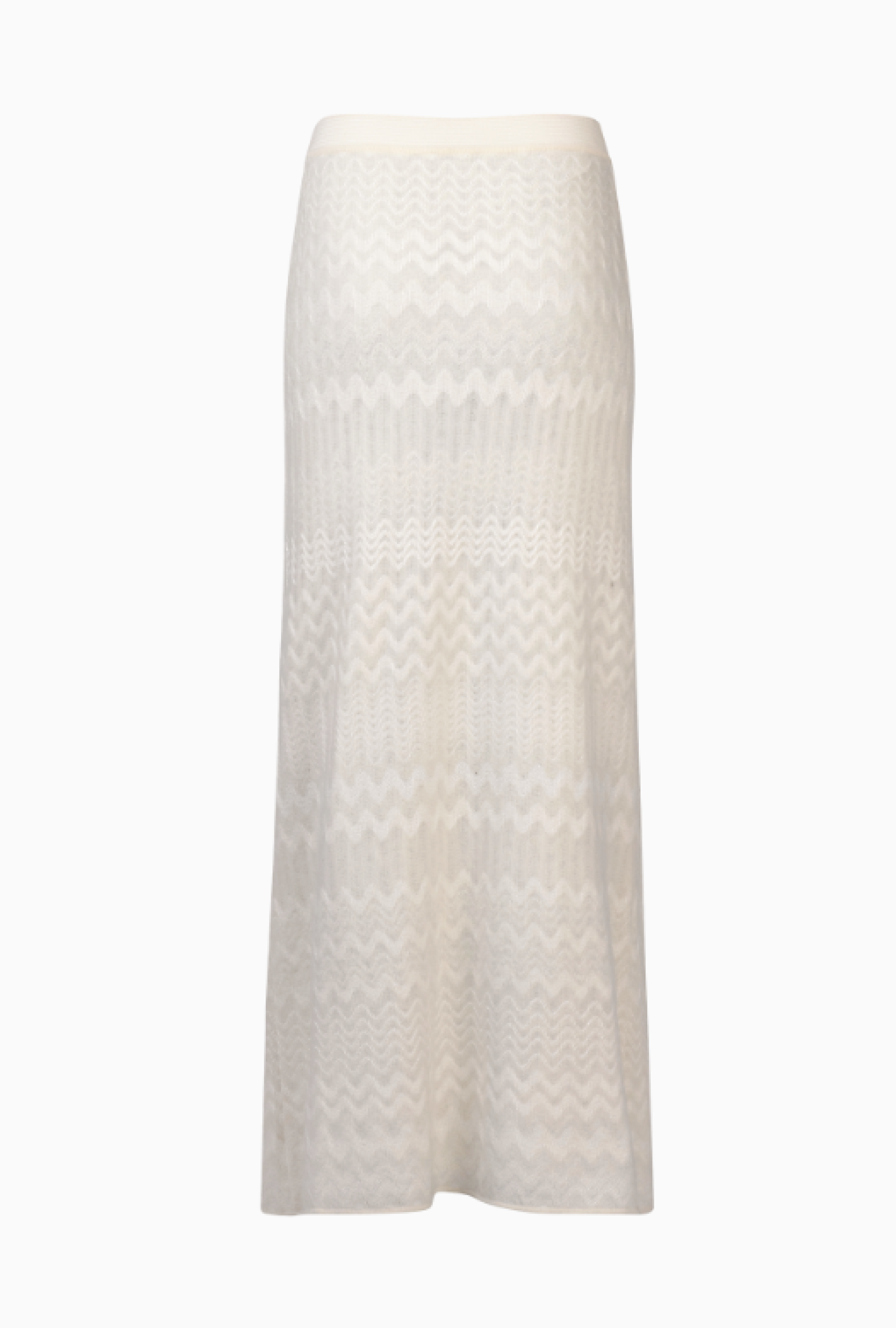 Jupe Missoni Maille Ivoire Iconique