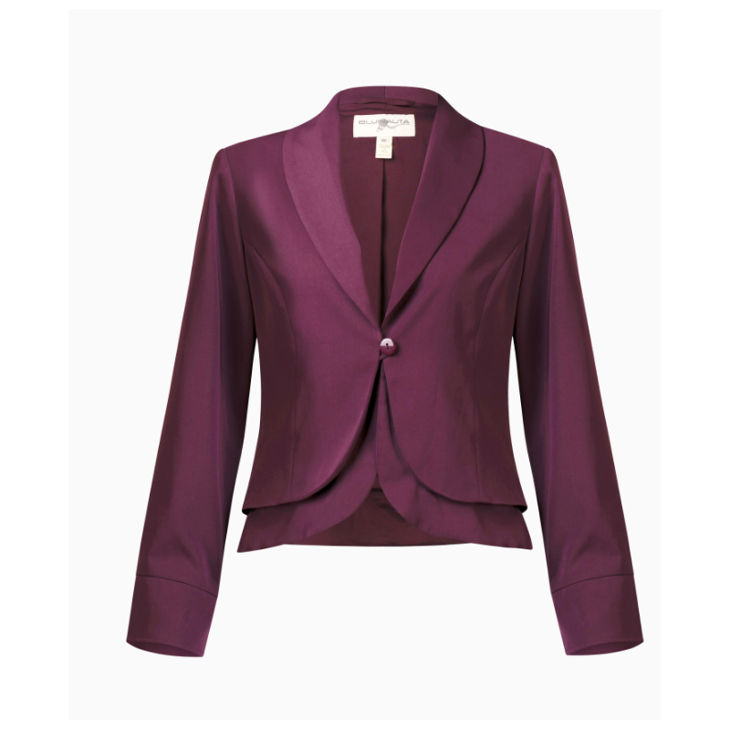 Veste Vintage Bordeaux Élégance