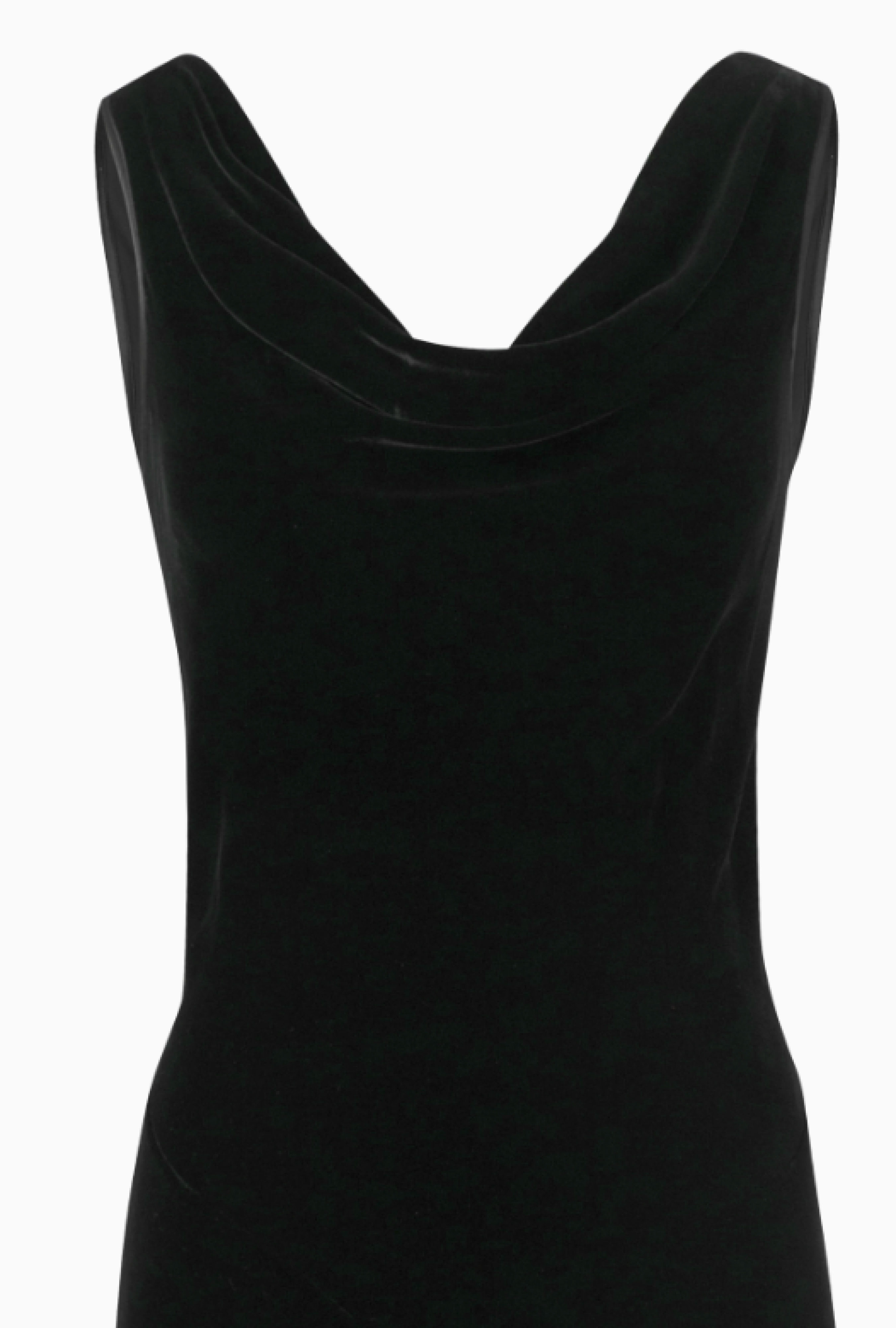 Robe Vintage Velours Noir