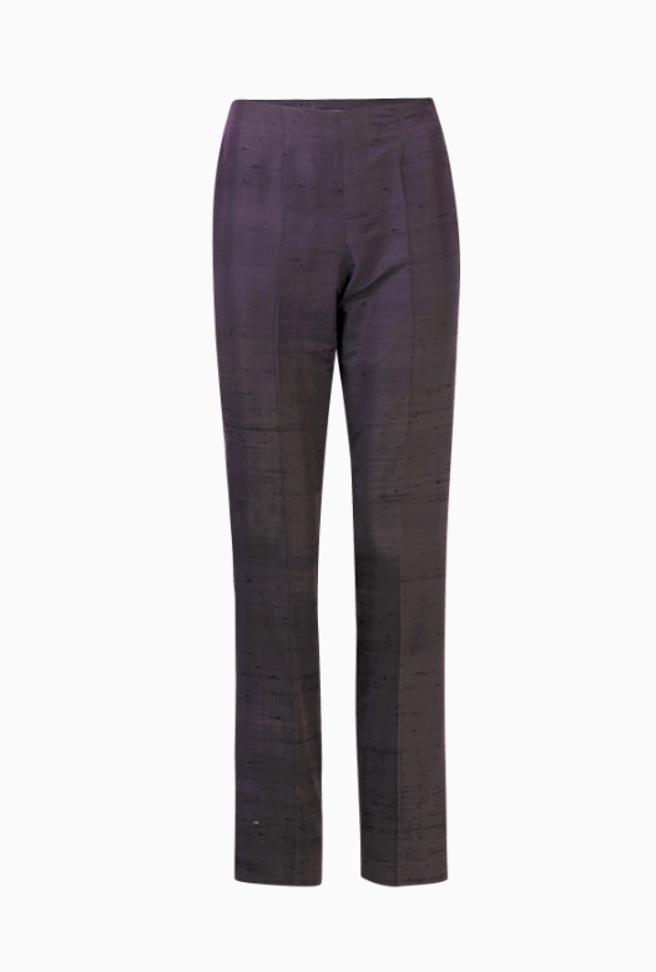 Pantalon Vintage Soie Prune
