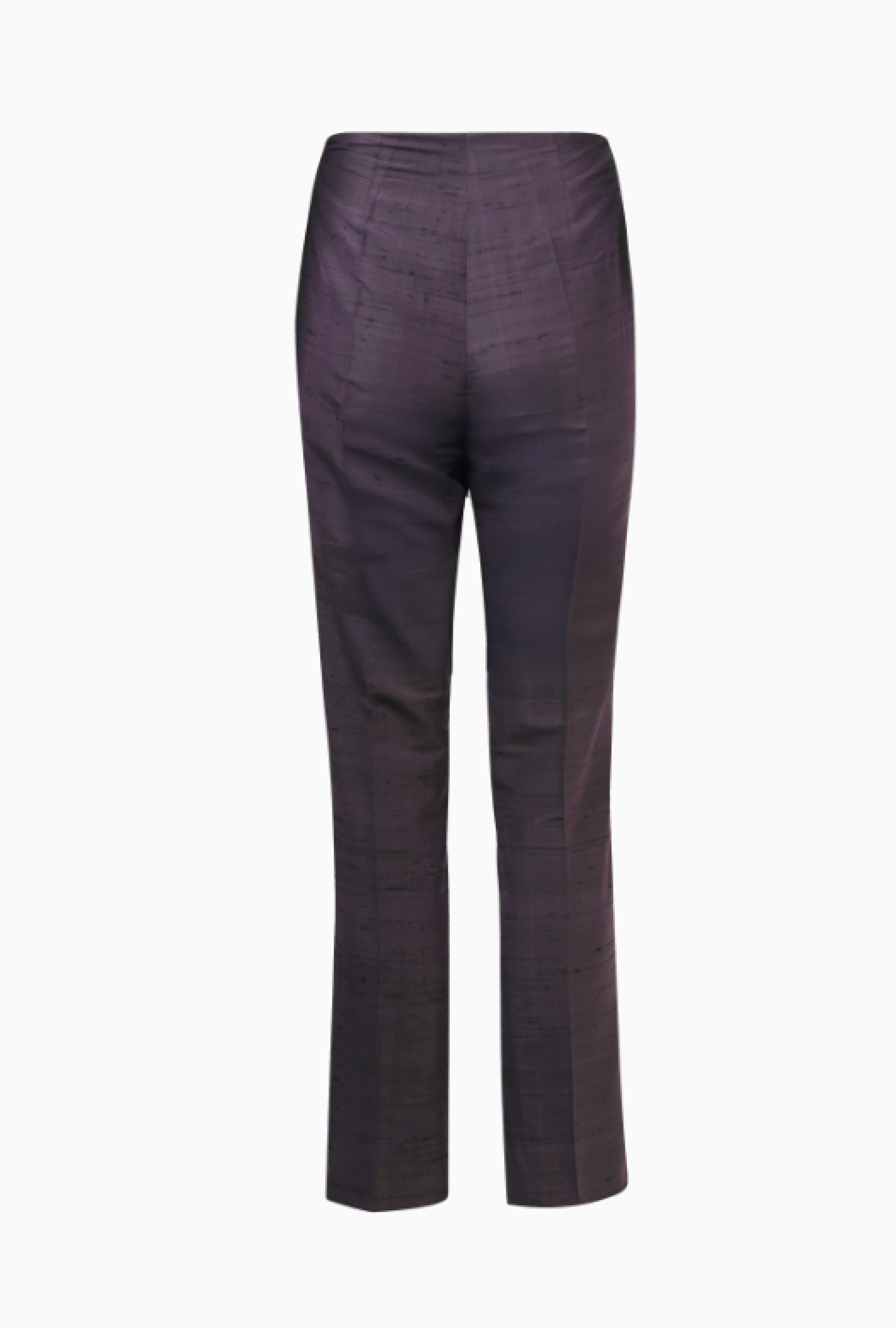 Pantalon Vintage Soie Prune