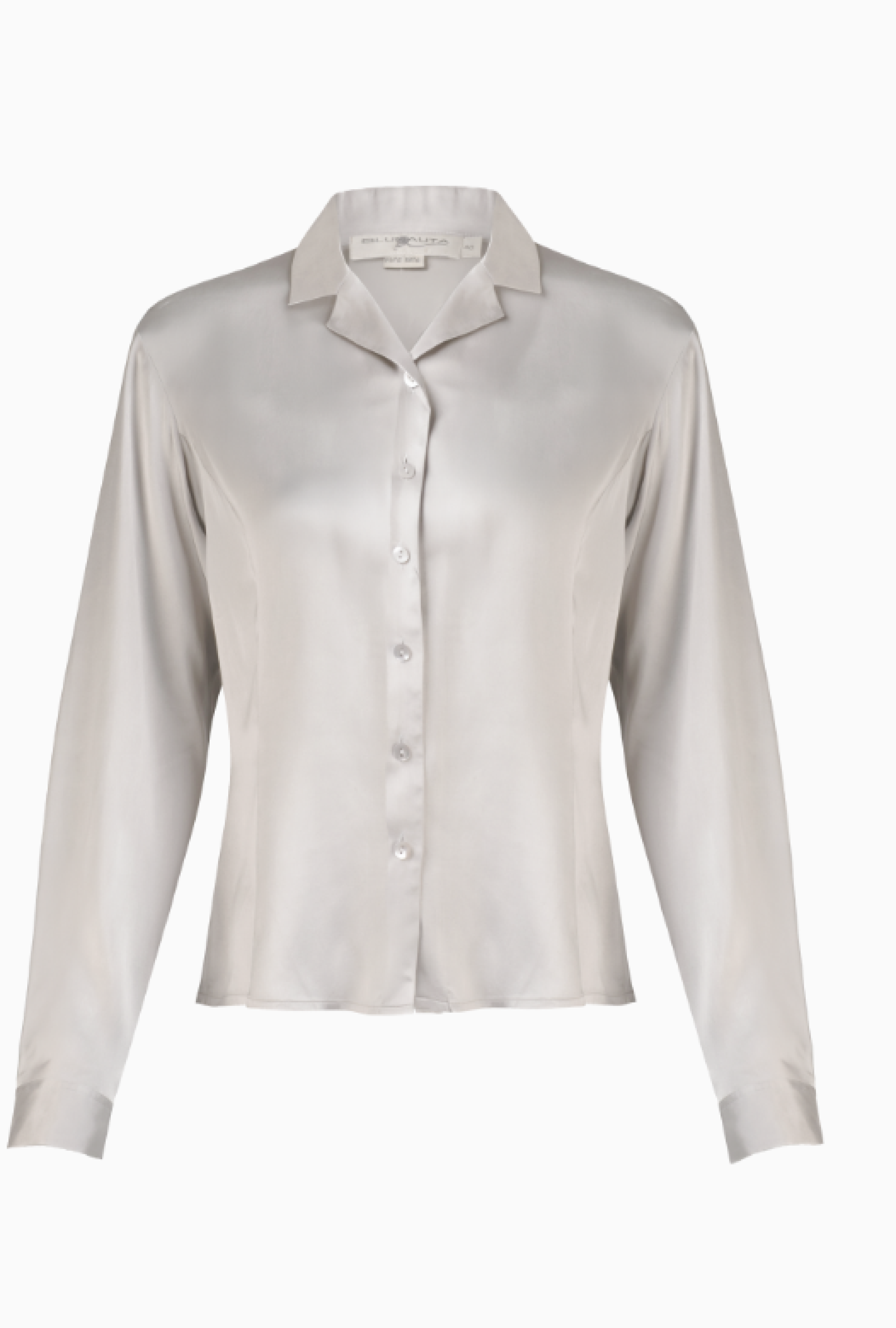 Chemise Vintage Satin Ivoire