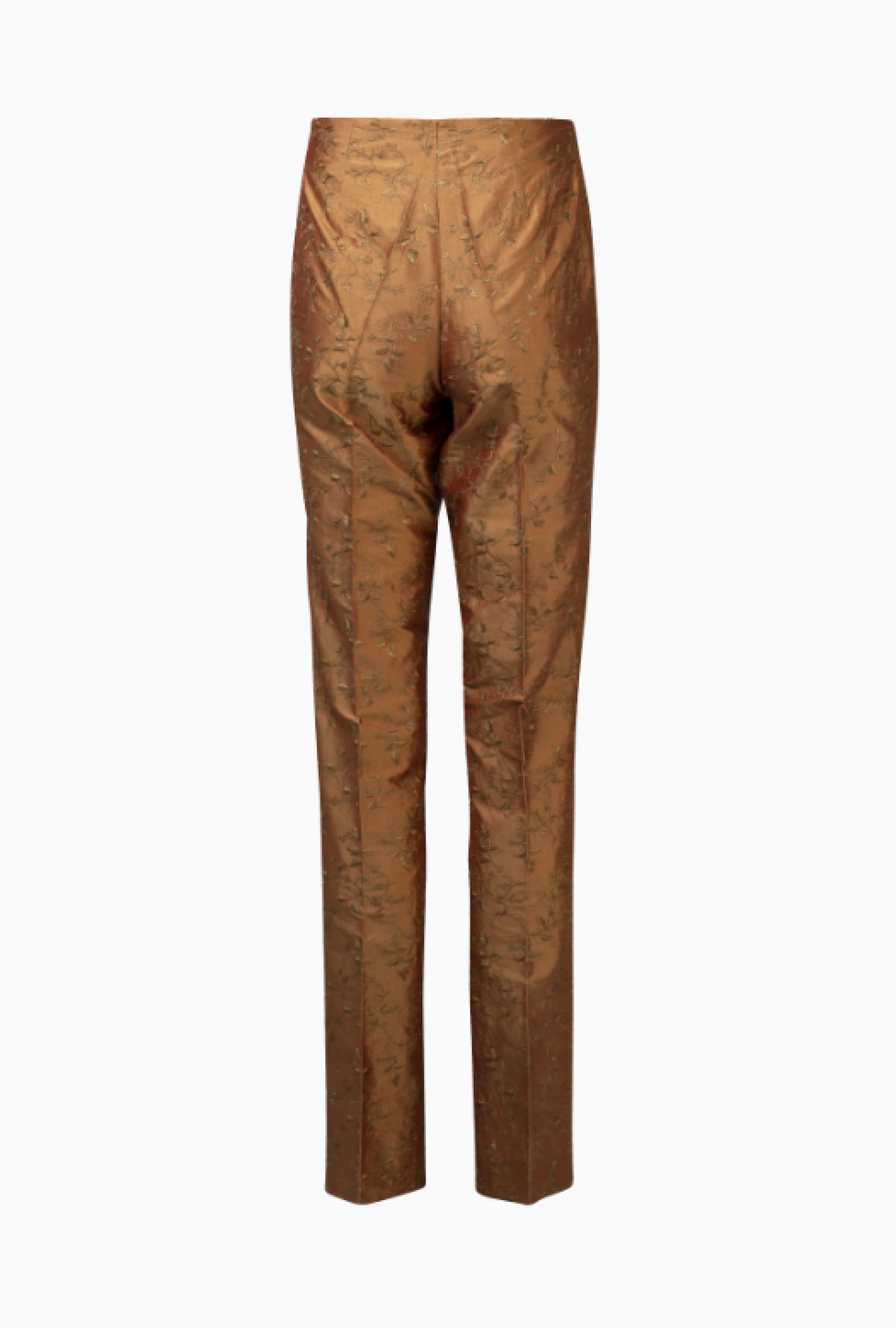 Pantalon Vintage Brocard Orangé