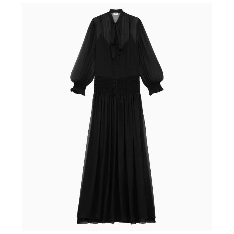 Robe Yves Saint Laurent Lavallière SS2024