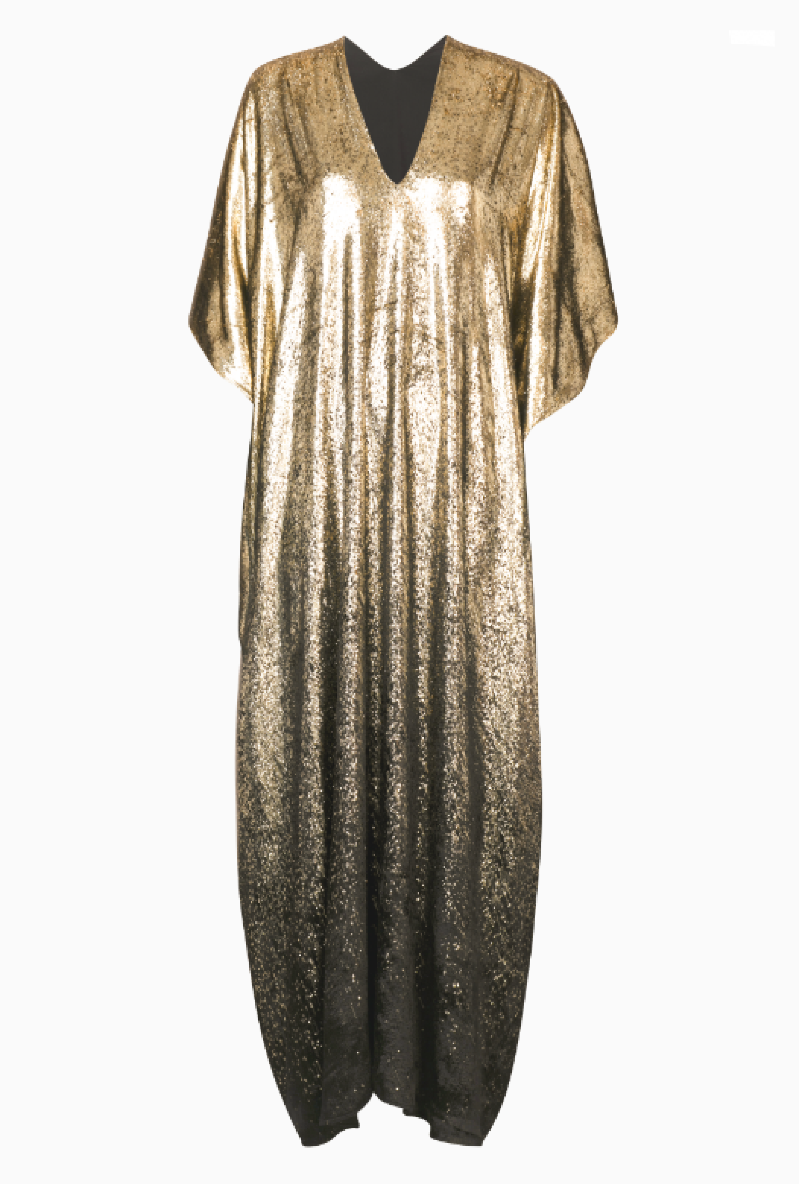 Robe Vintage Kaftan Lamé Doré