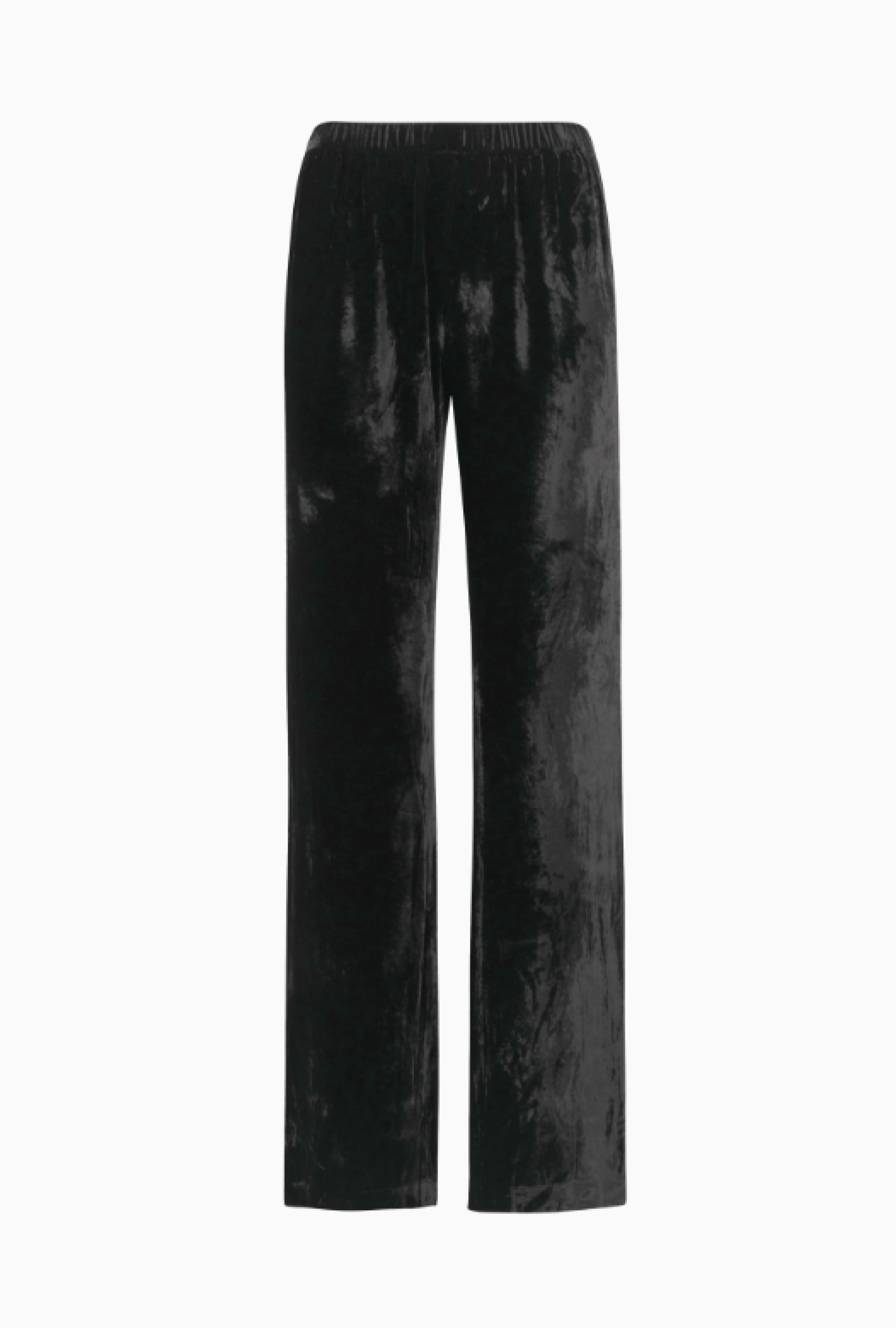 Pantalon Alberta Ferretti Palazzo En Velours Noir