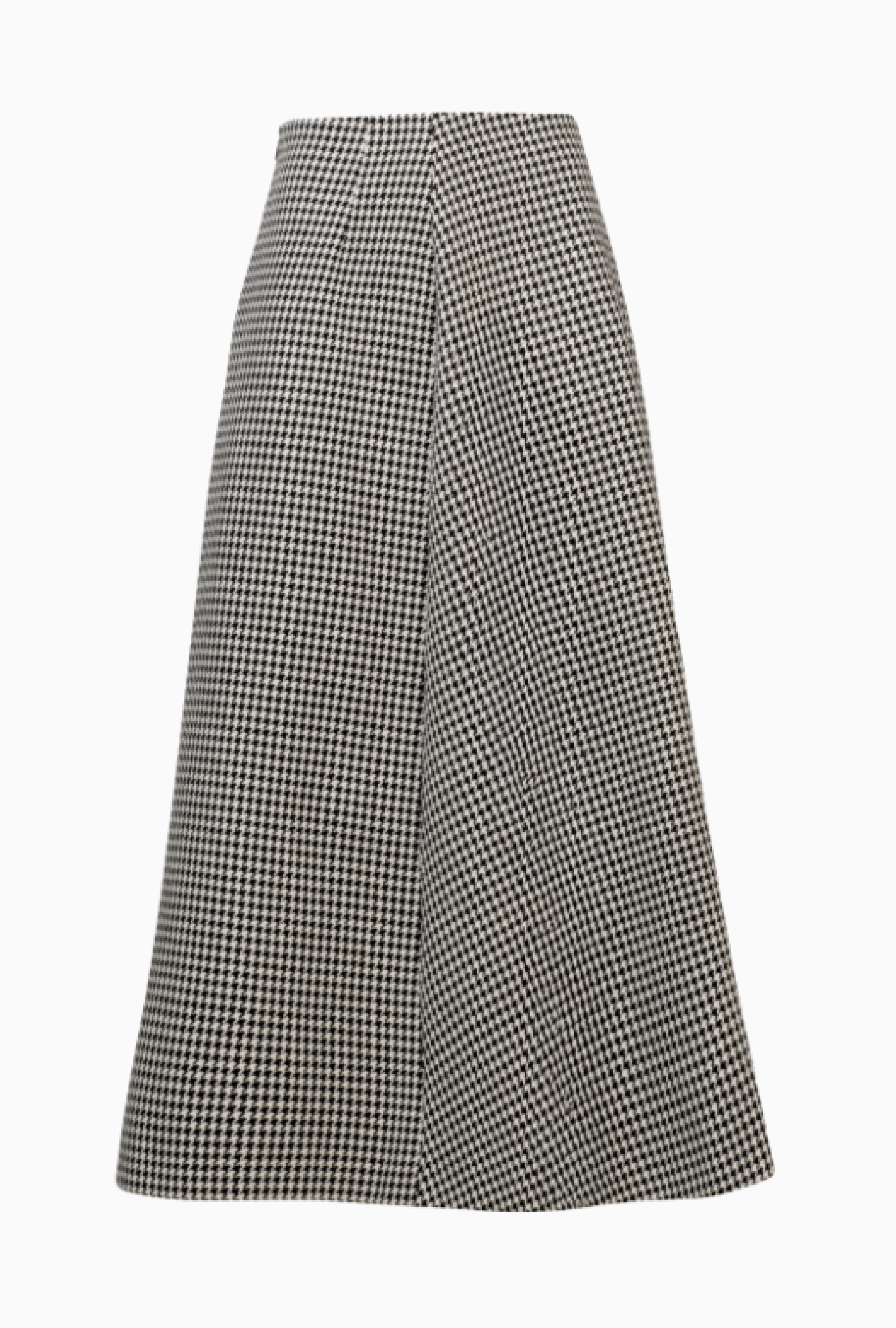 Jupe Christian Dior Pied-de-poule Structuré