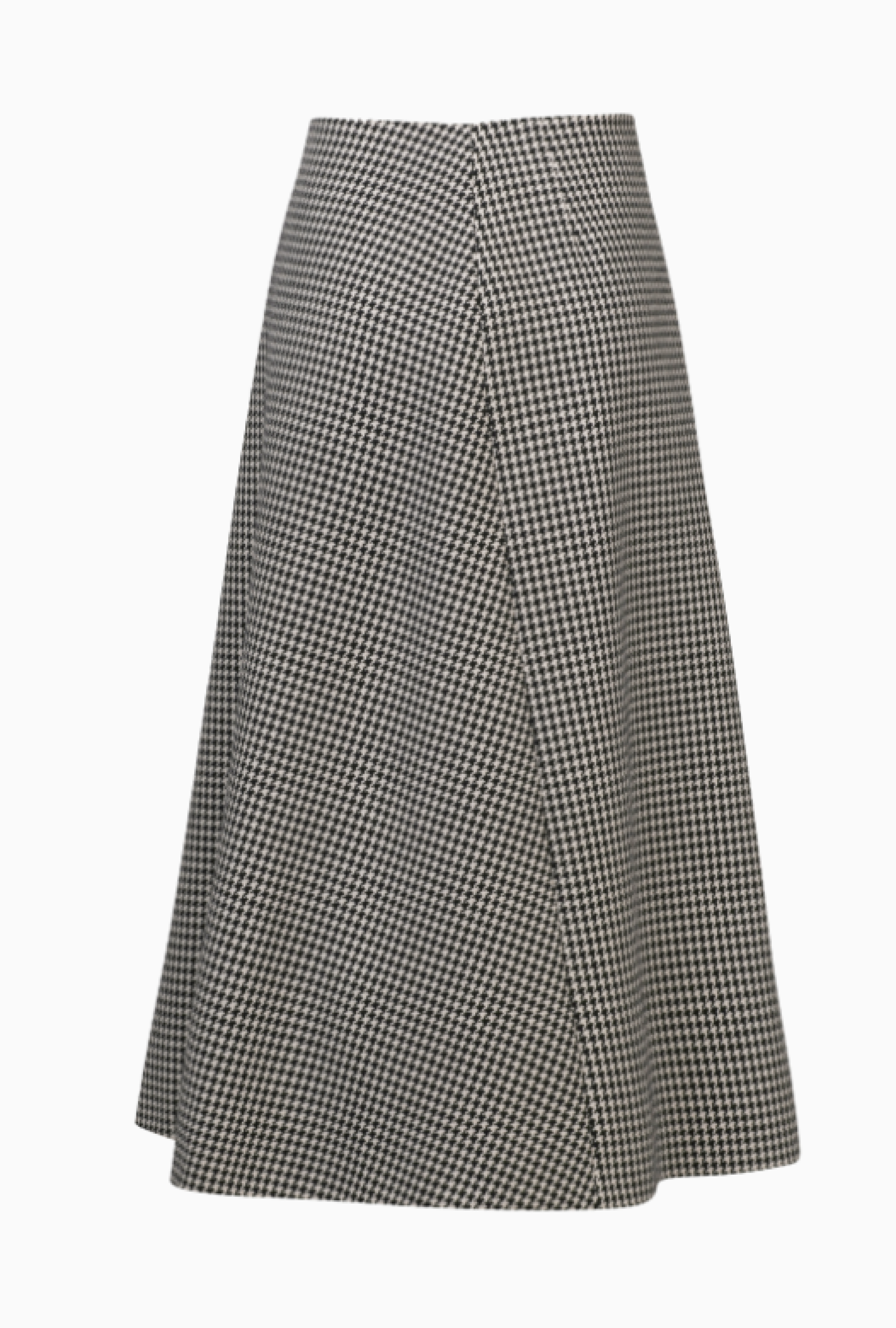 Jupe Christian Dior Pied-de-poule Structuré