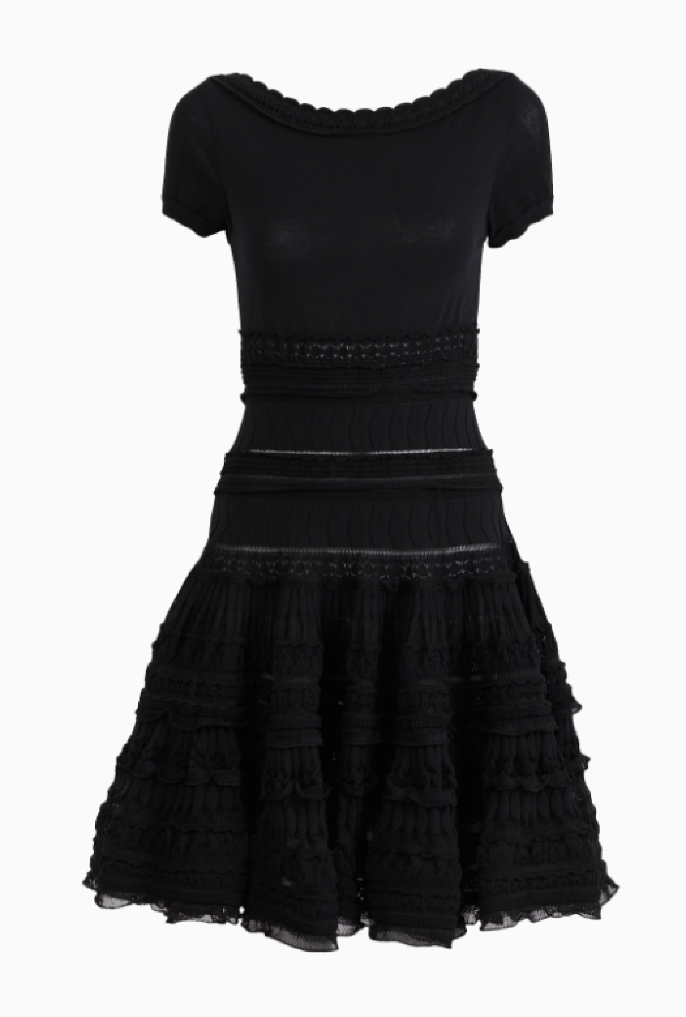 Robe Alaia Fit & Flare Texturé