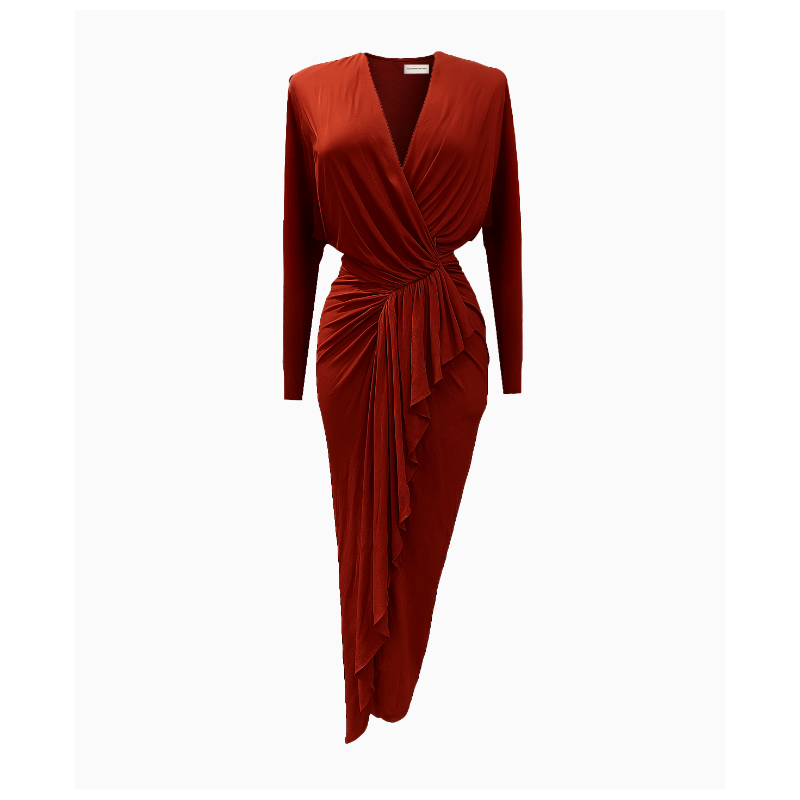 Robe Alexandre Vauthier Drapé Asymétrique Iconique