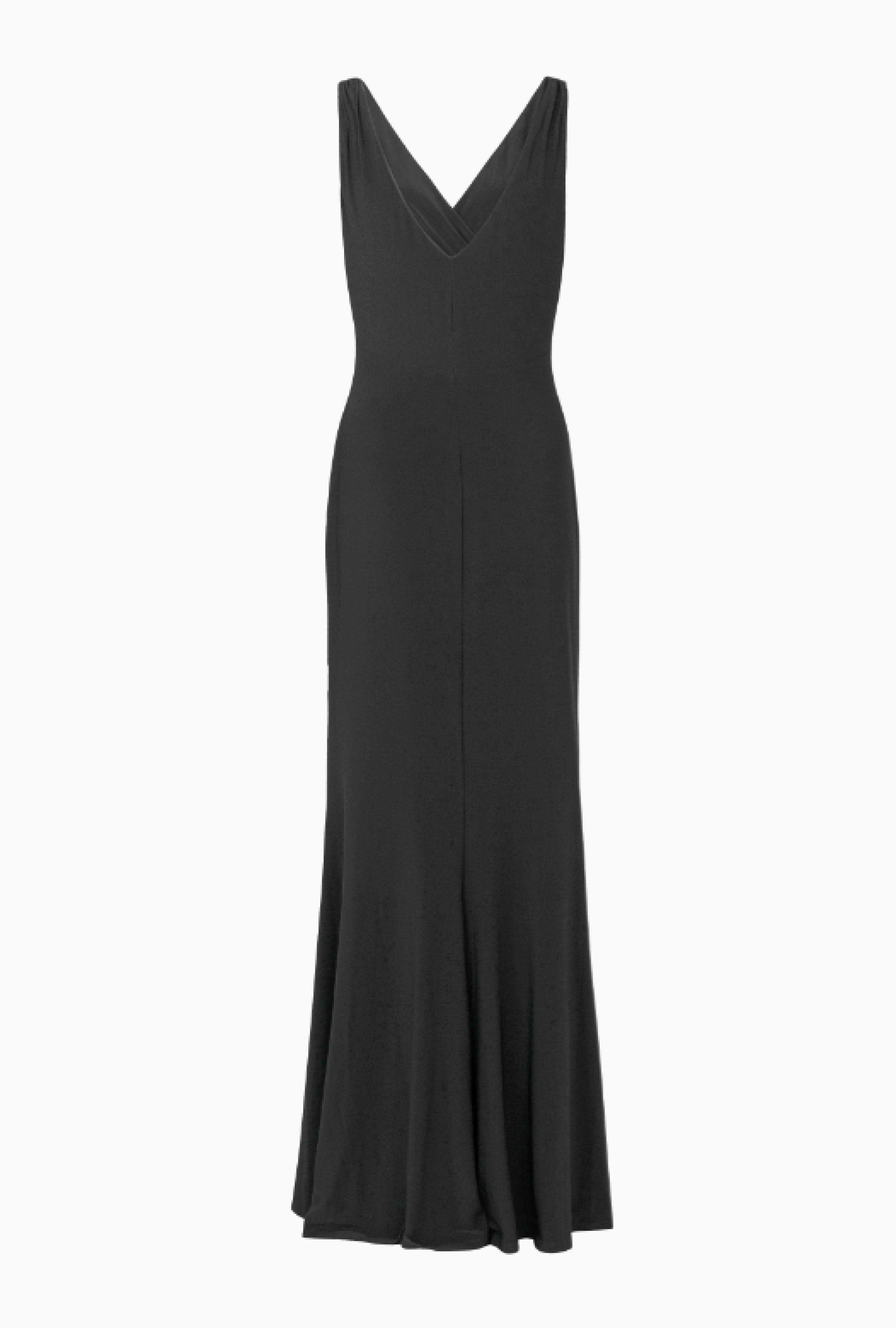 Robe Ralph Lauren Noir Drapé Cristal