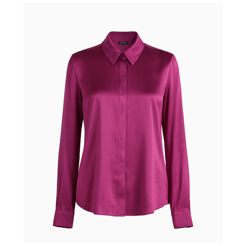 Chemise Barbara Bui Satin Fuchsia