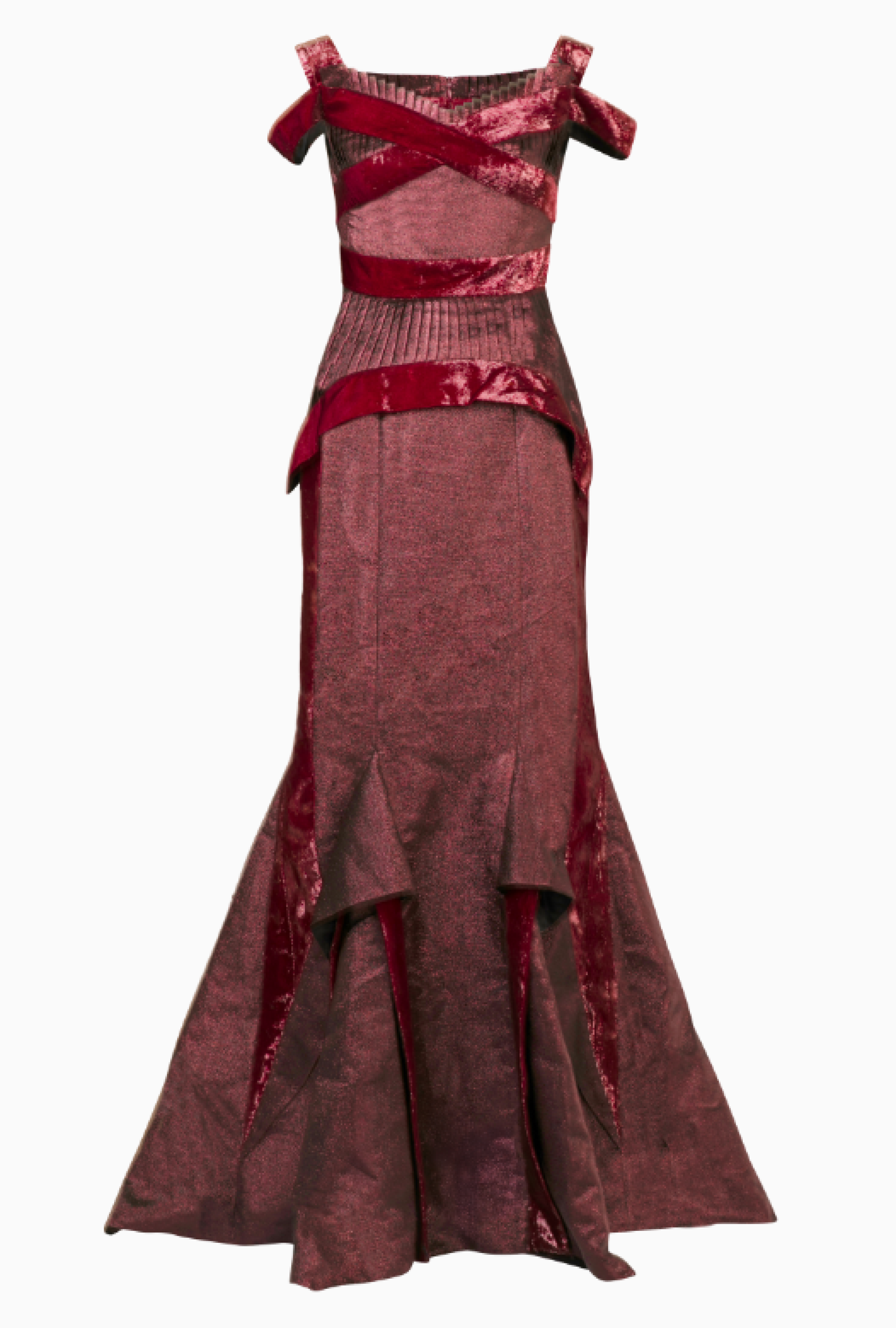 Robe Medins Sculptural Bordeaux