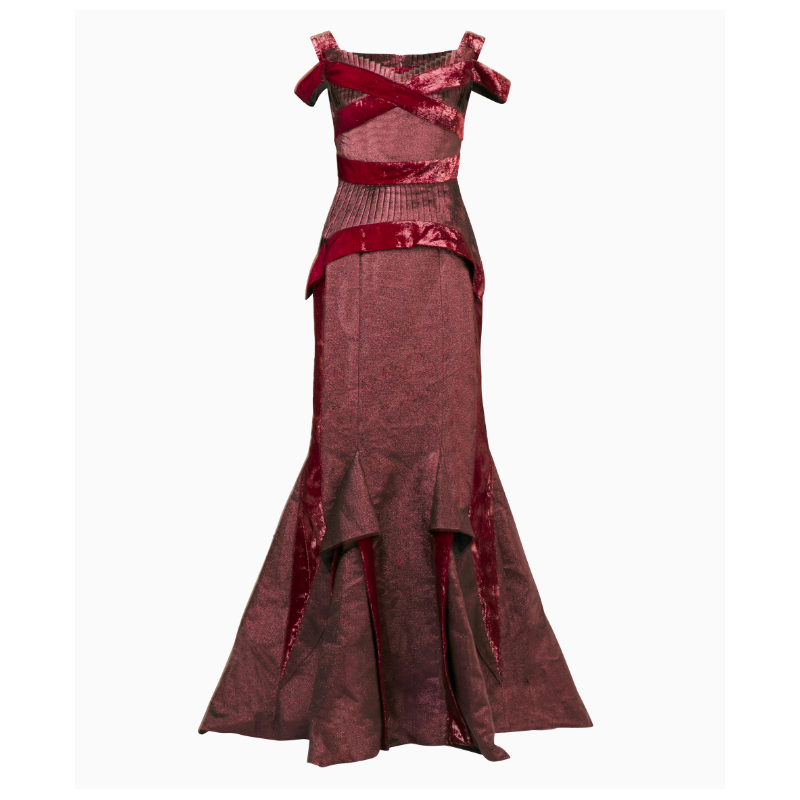 Robe Medins Sculptural Bordeaux