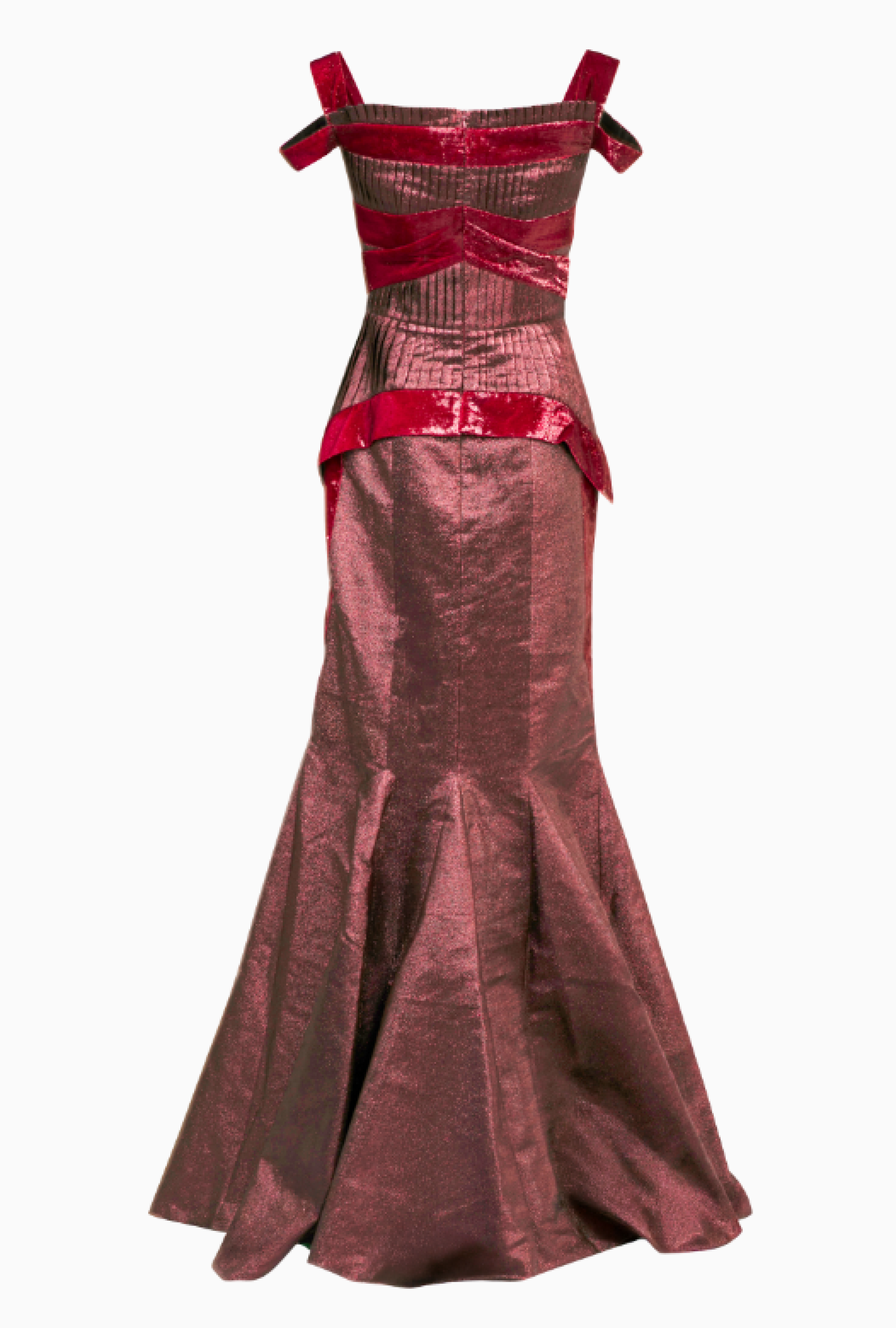 Robe Medins Sculptural Bordeaux