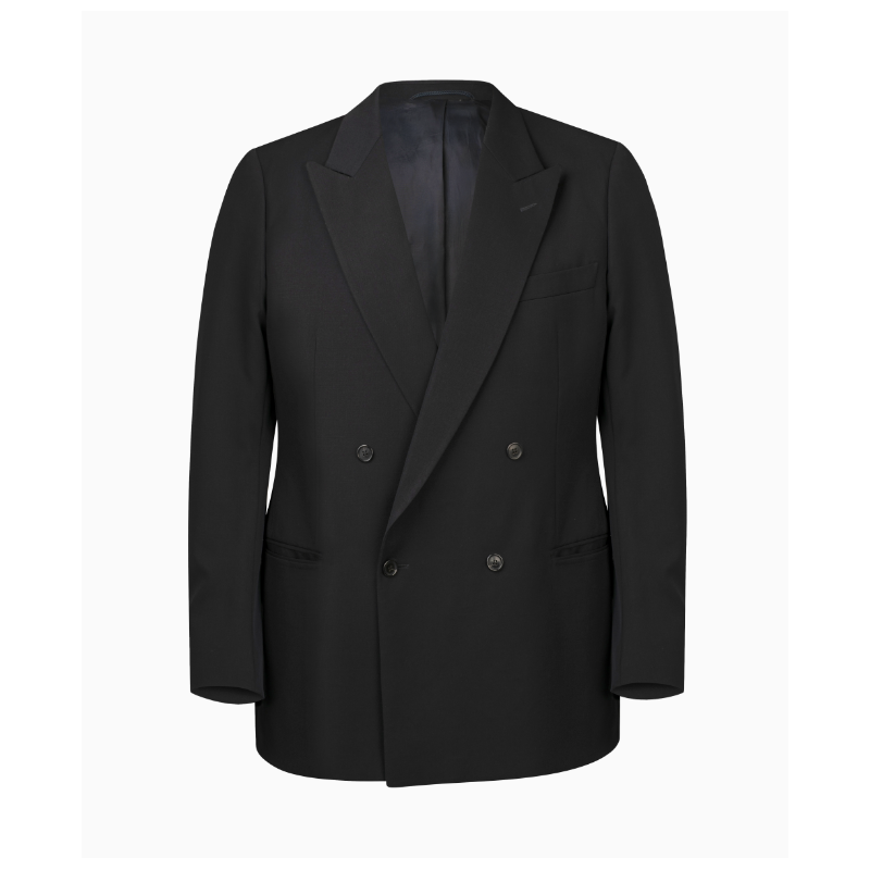 Veste Hermes Smoking Croisé Noir