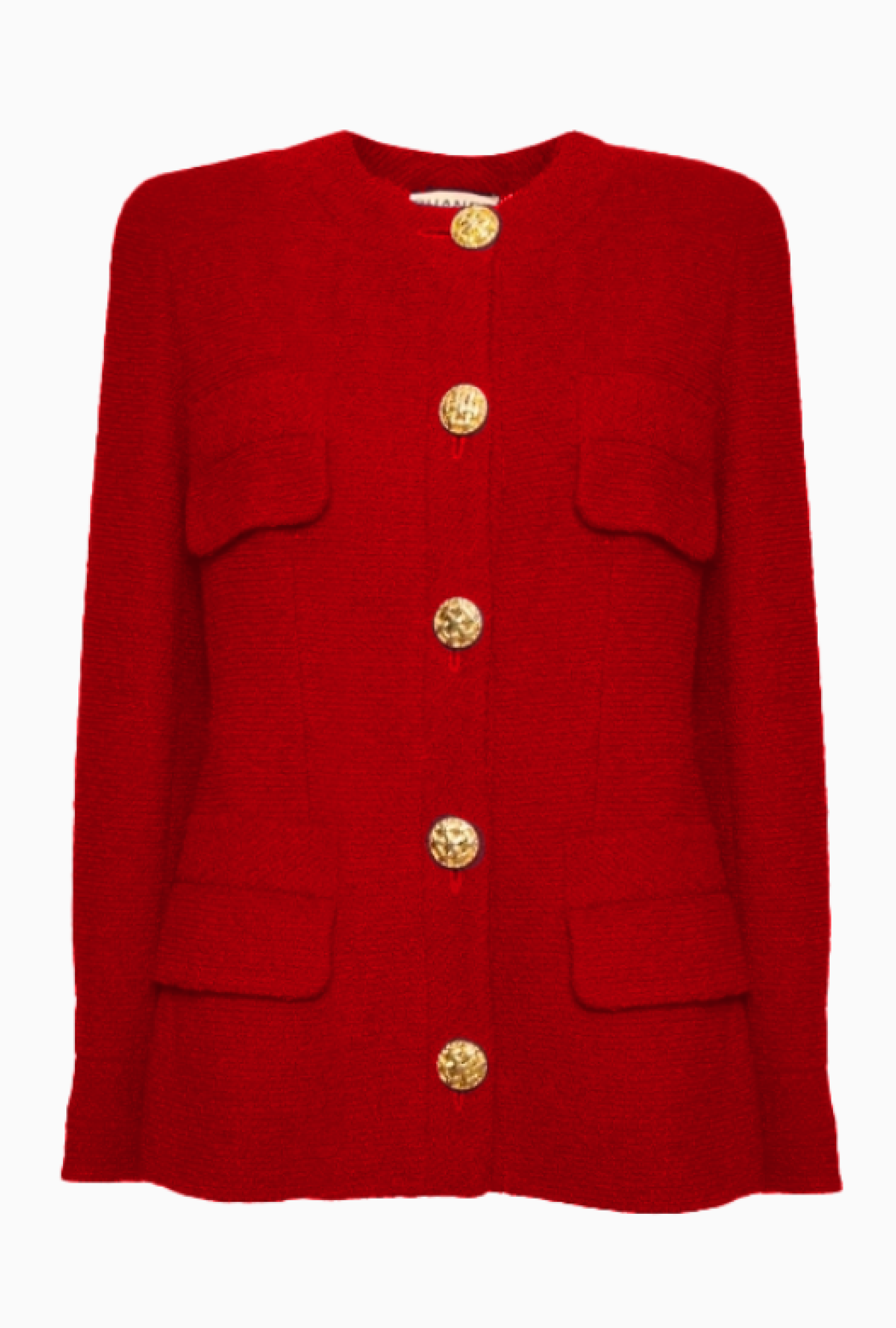 Veste Chanel Tweed Rouge FW1992