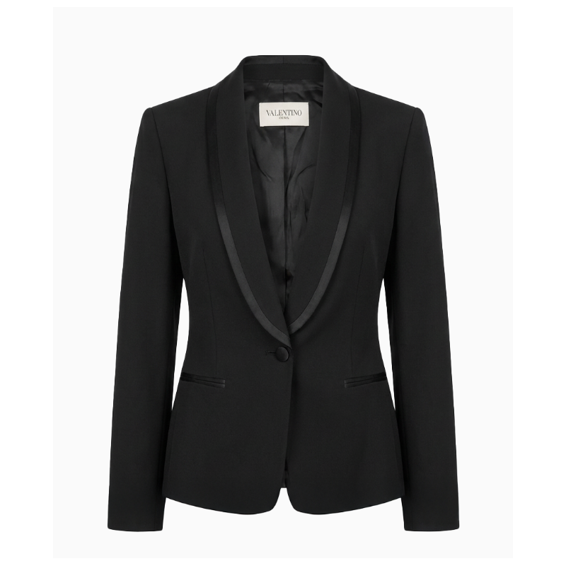 Veste Valentino Smoking Satiné