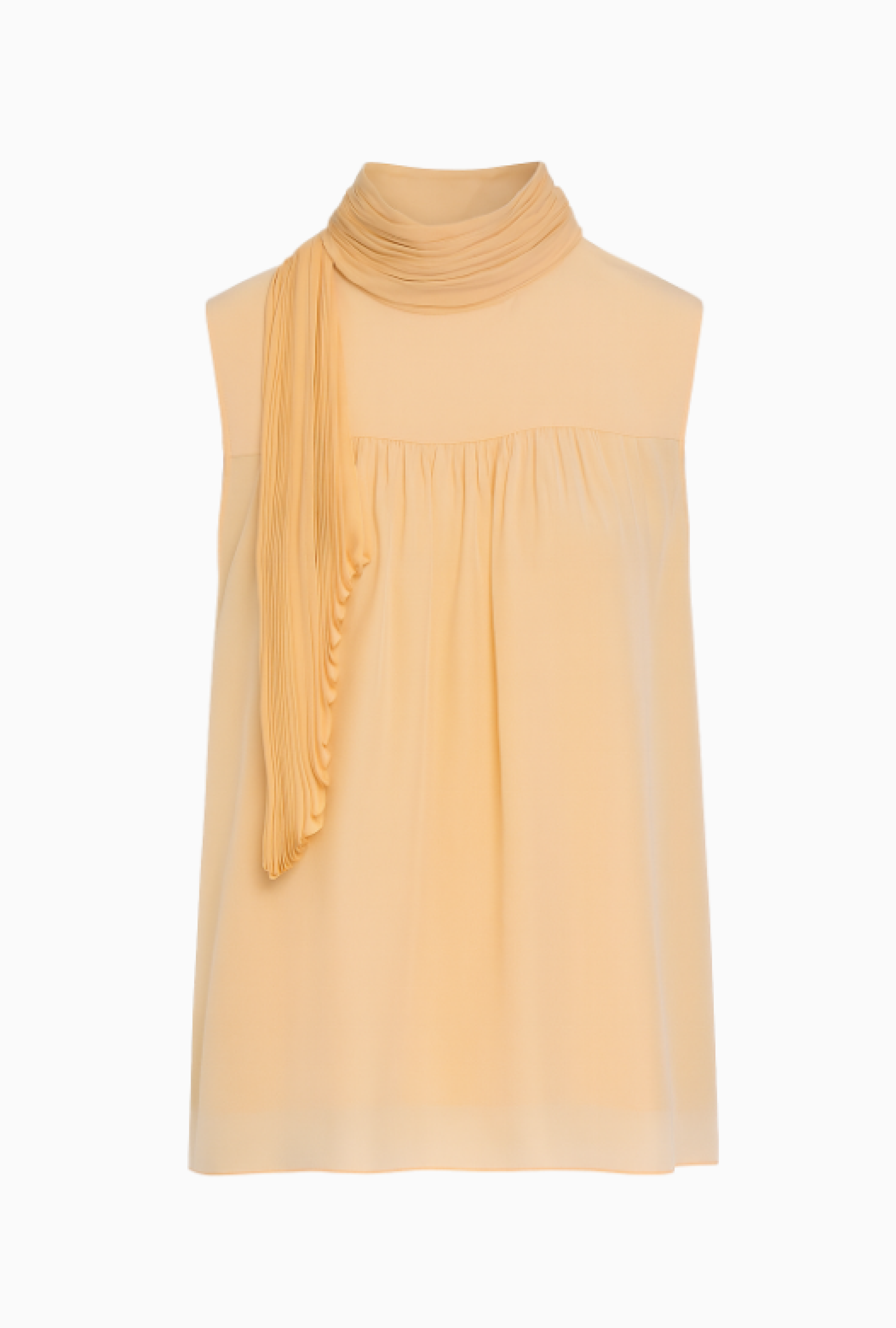 Top Chloe Col Drapé Pêche FW2012