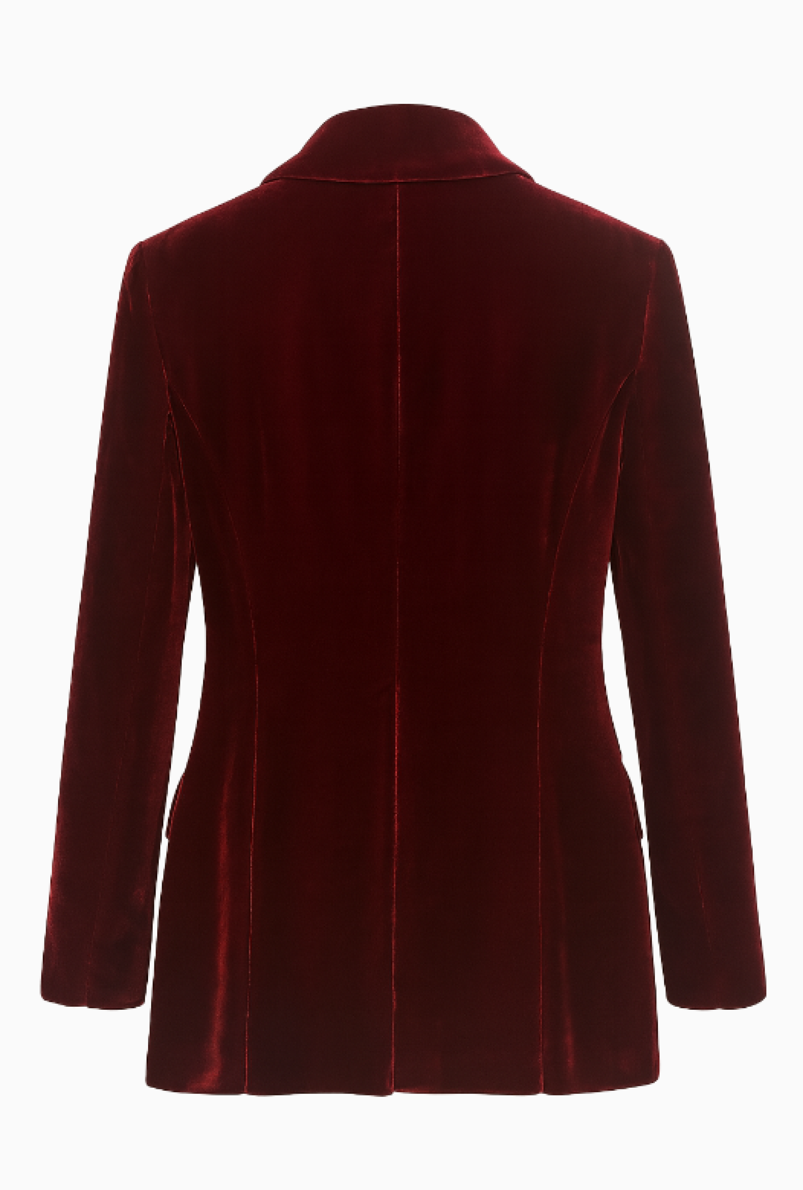 Ensemble Katharine Hamnett Robe Et Veste Velours Grenat FW1997