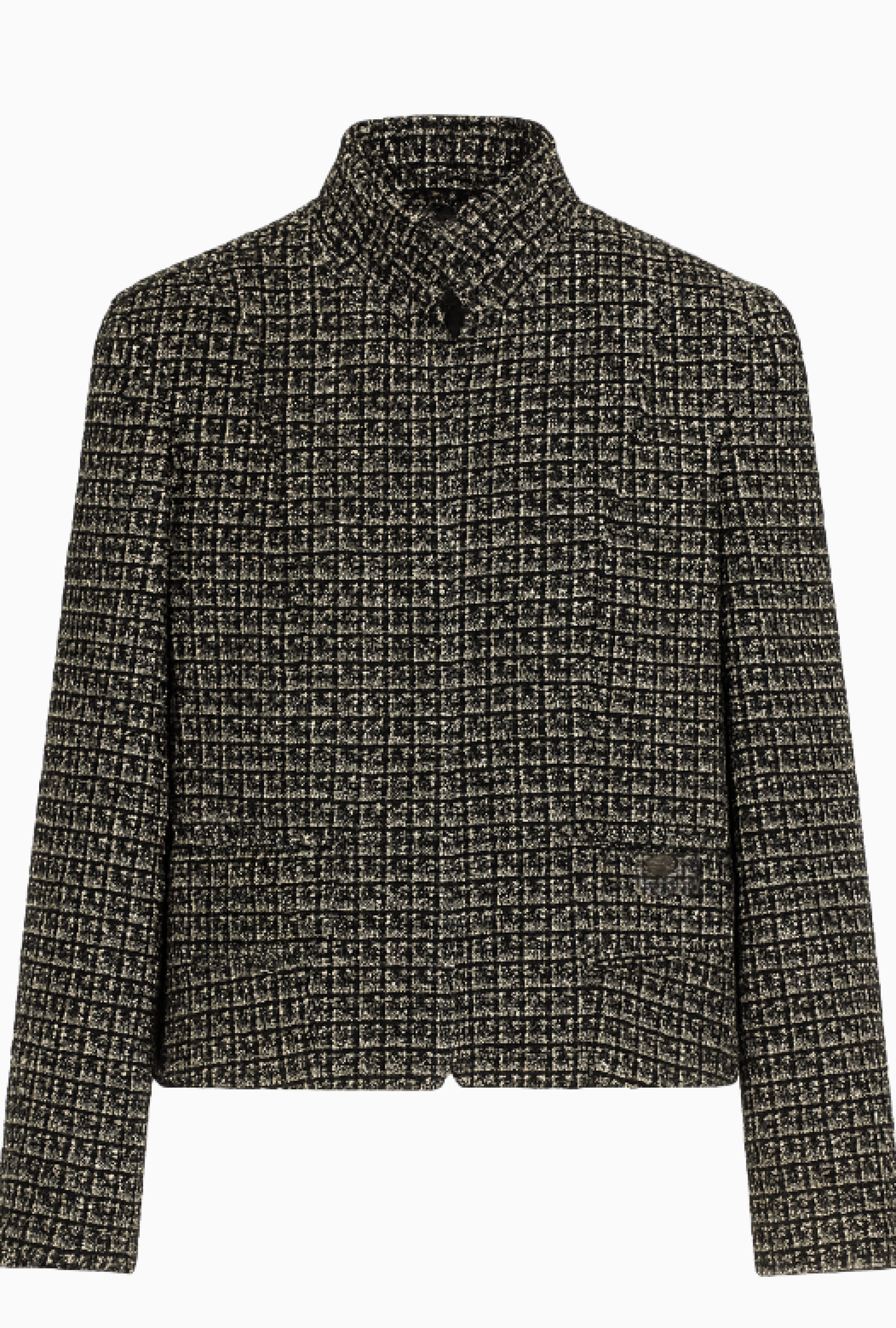 Veste Chanel Tweed Croisé Graphite