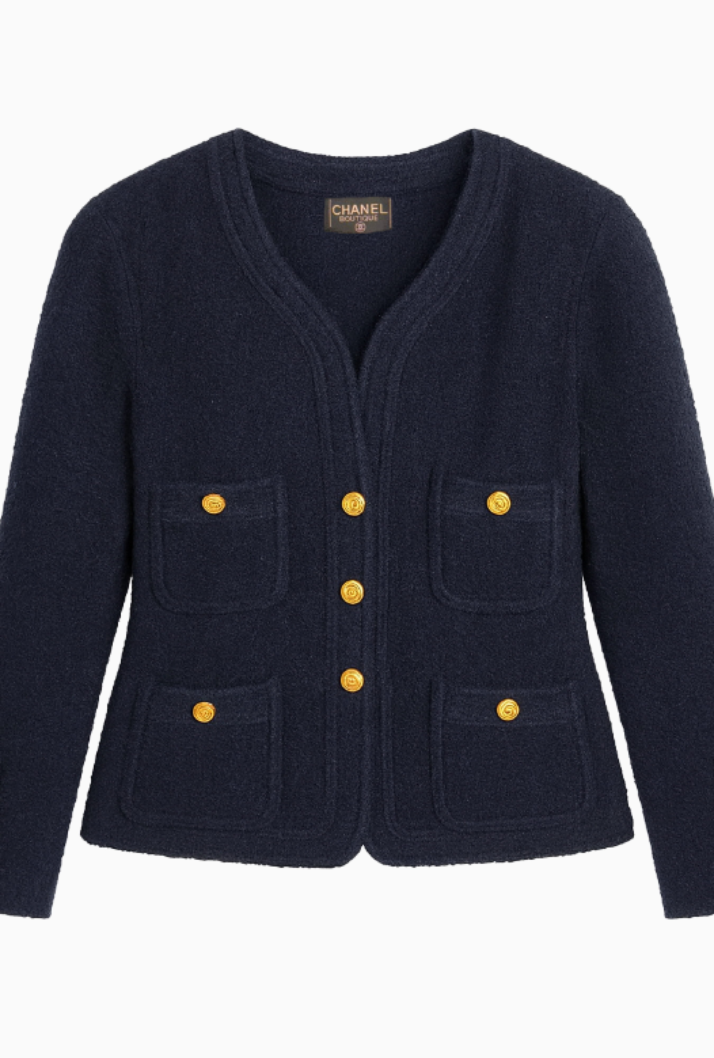 Jupe Chanel Boutique Bleu Classique