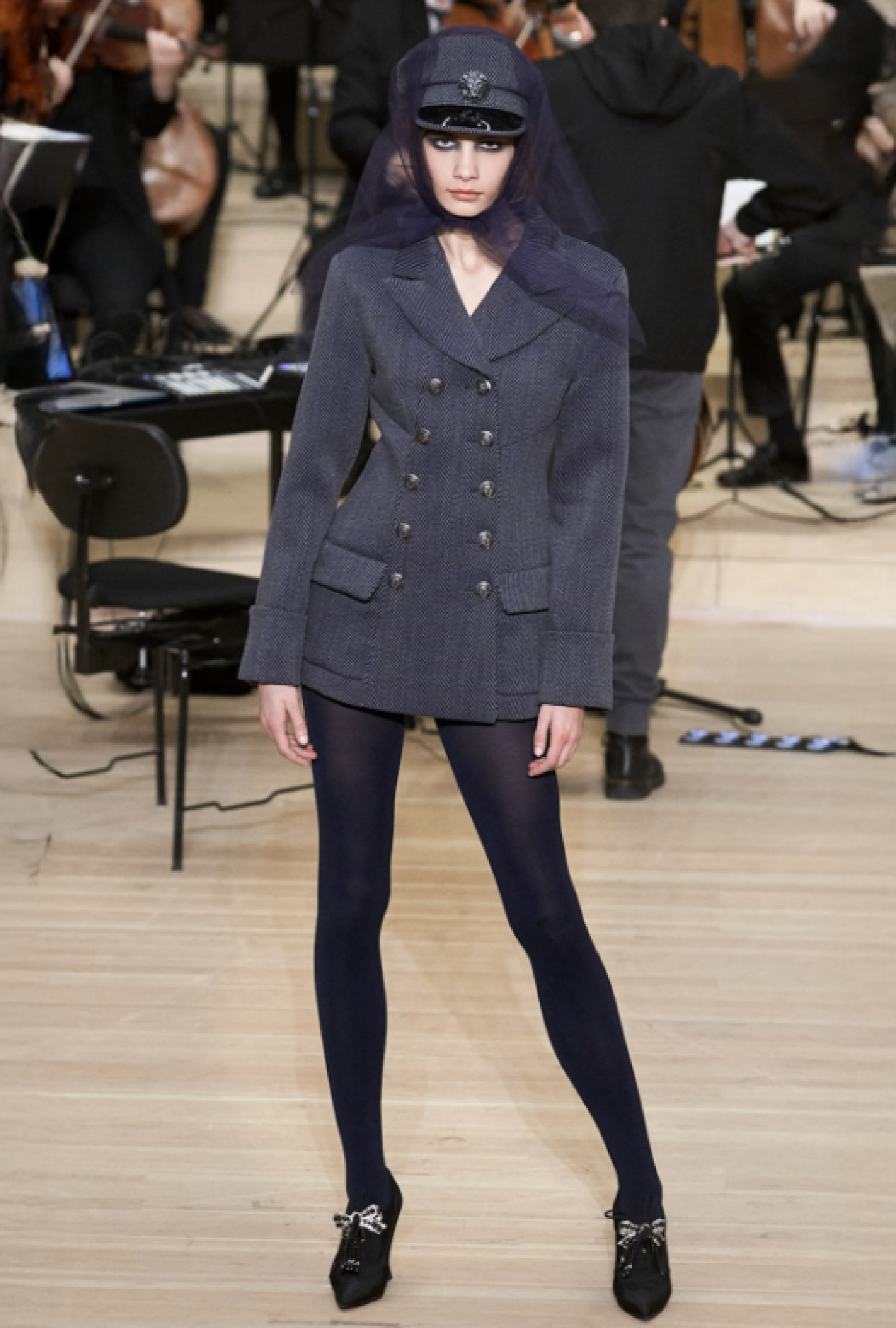 Veste Chanel Tailleur Officier Métiers D’art 2018