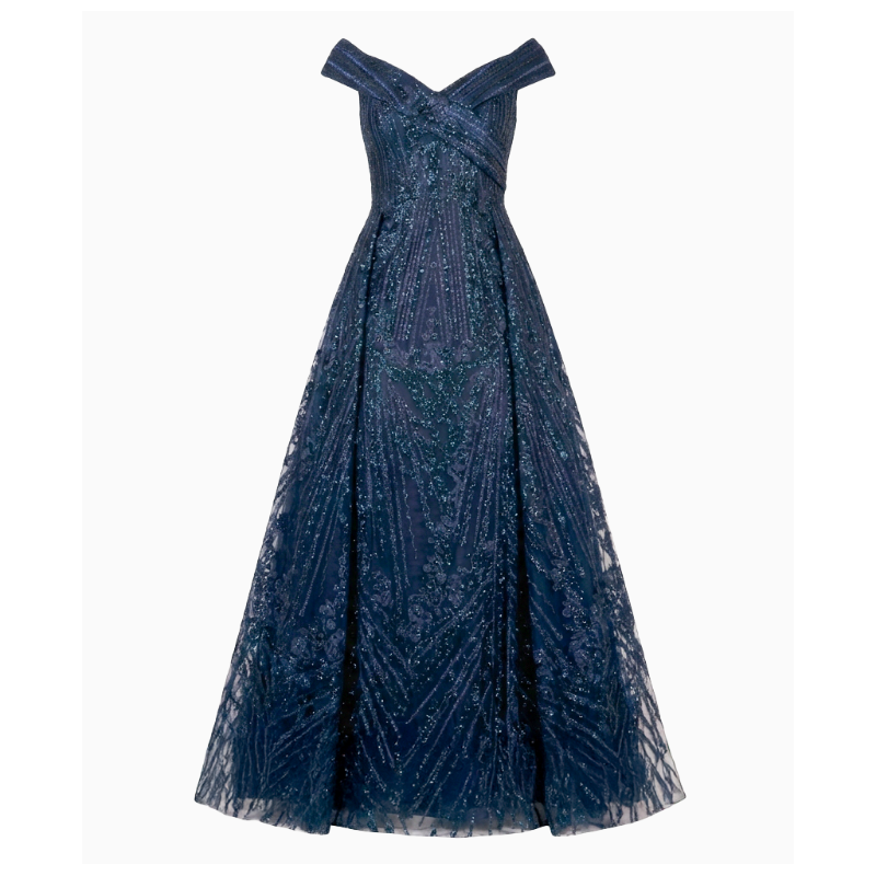 Robe My Couture Corner Couture Bleu Nuit