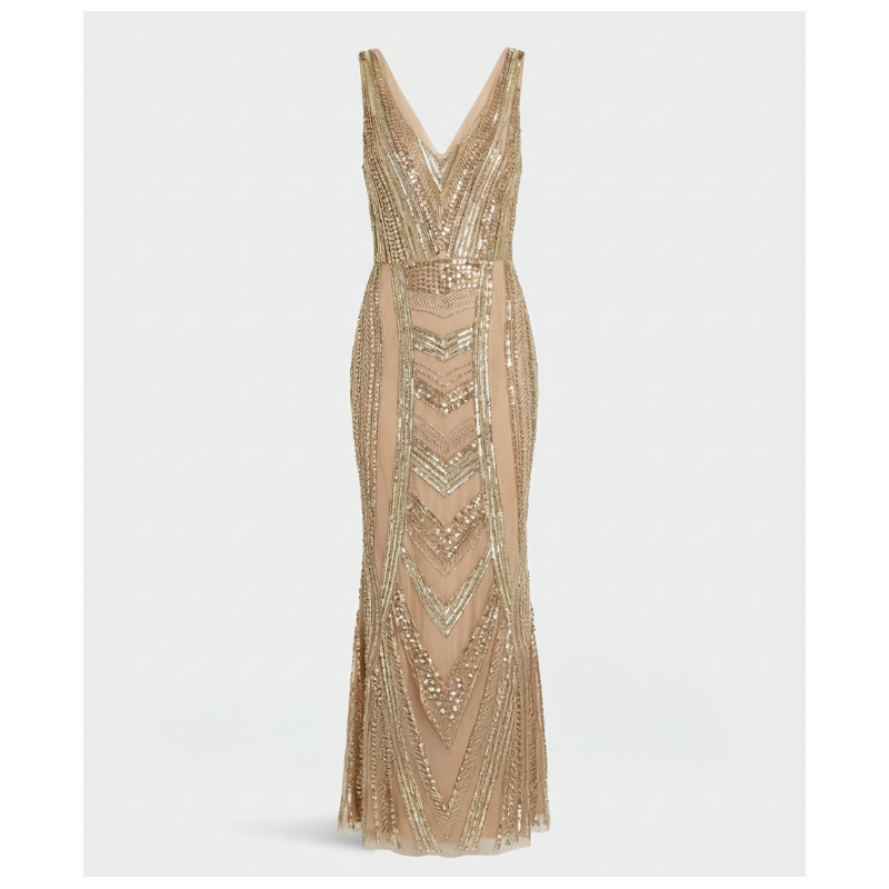 Robe My Couture Corner Éclat Nude