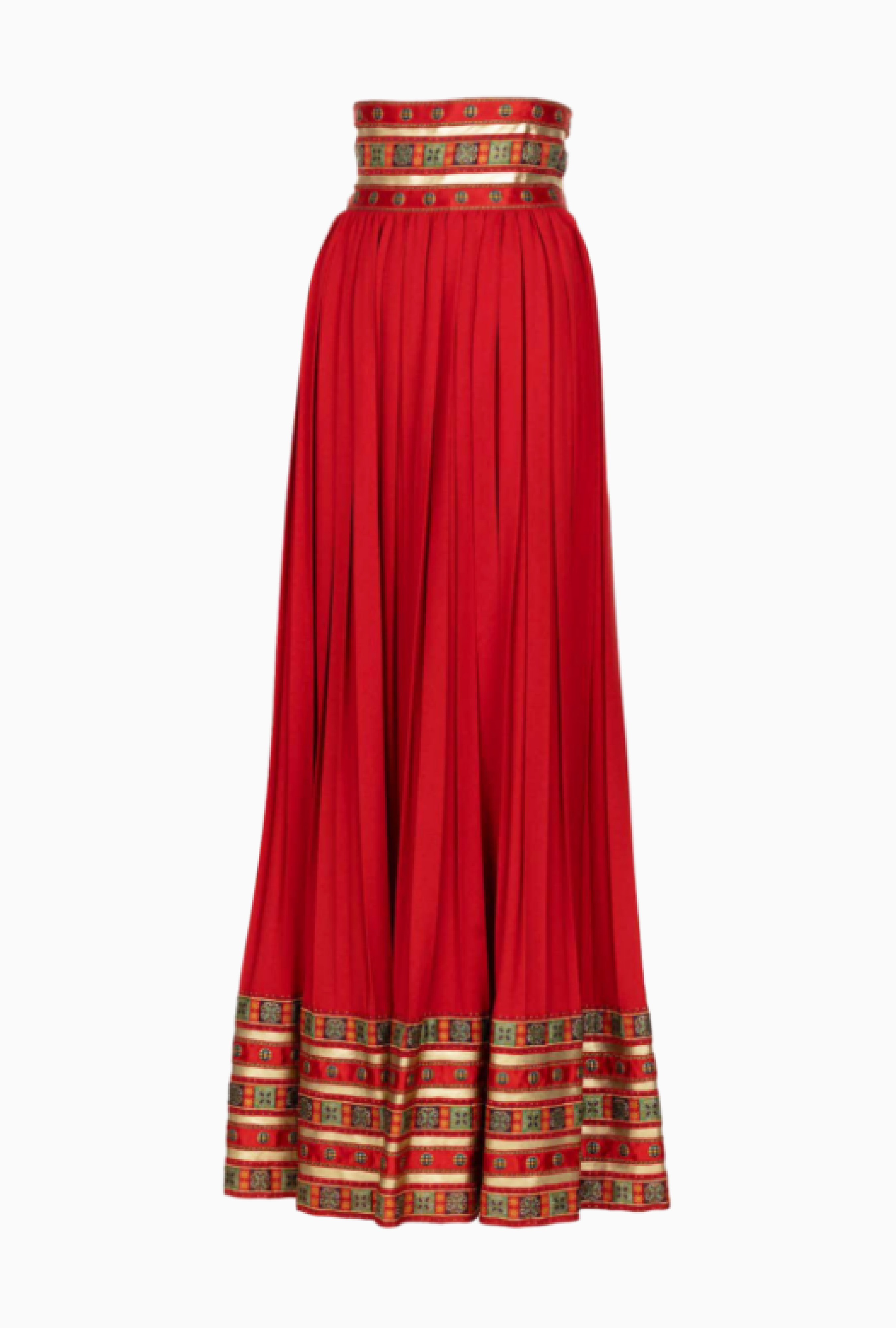 Jupe Lanvin Rouge Impériale SS1972