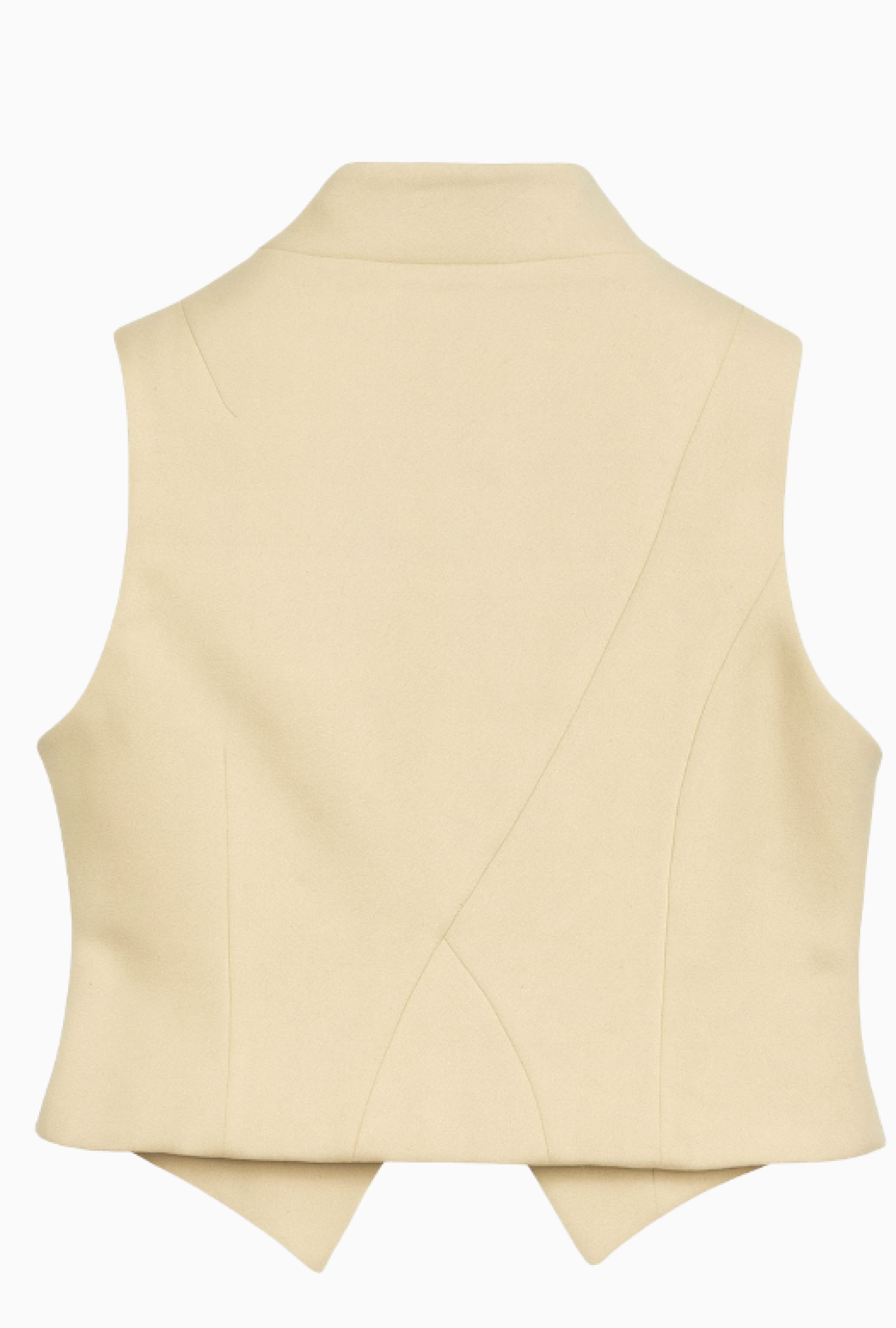 Gilet Vintage Croisé Ivoire
