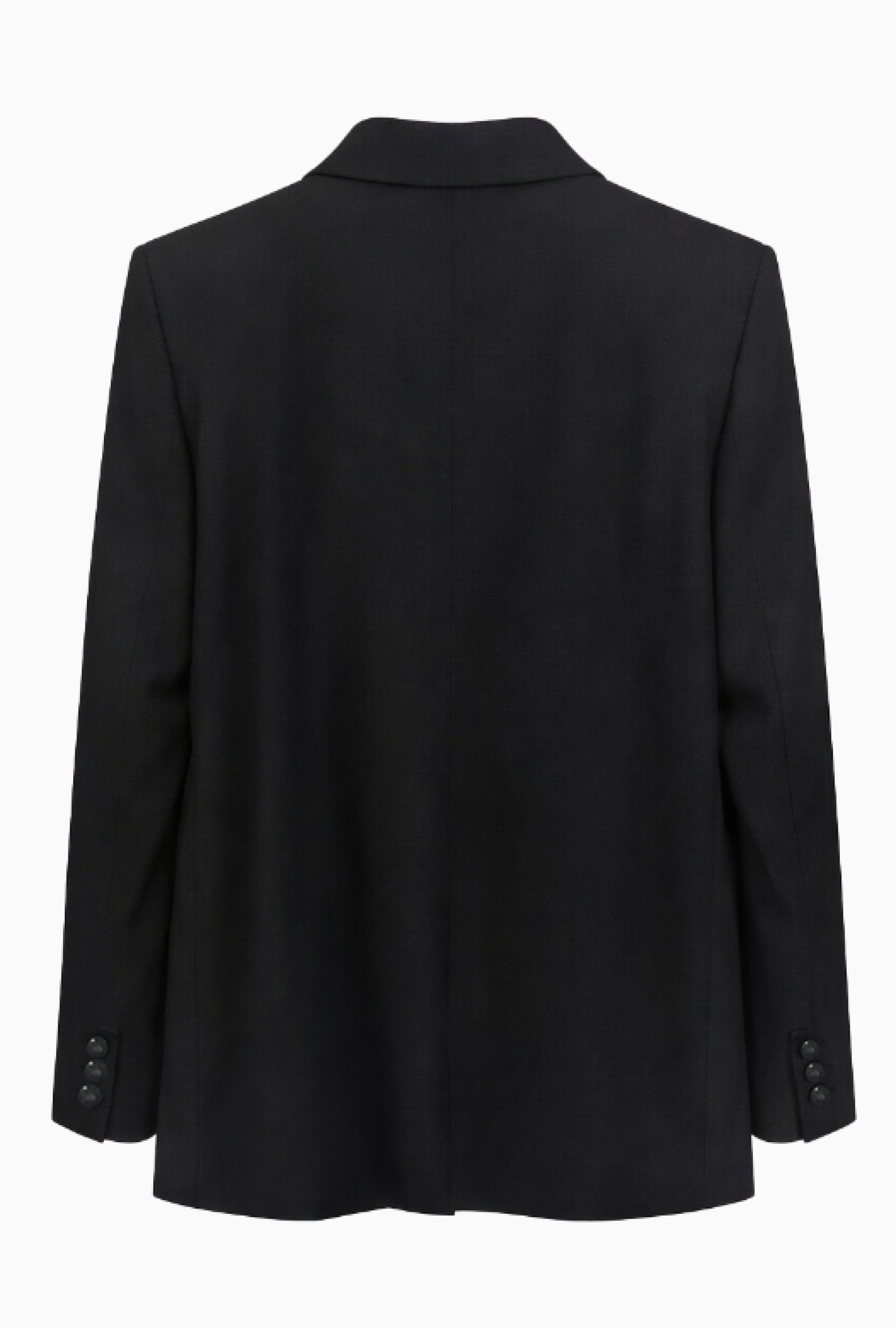 Veste Yves Saint Laurent Blazer Noir Classique Structuré FW2000