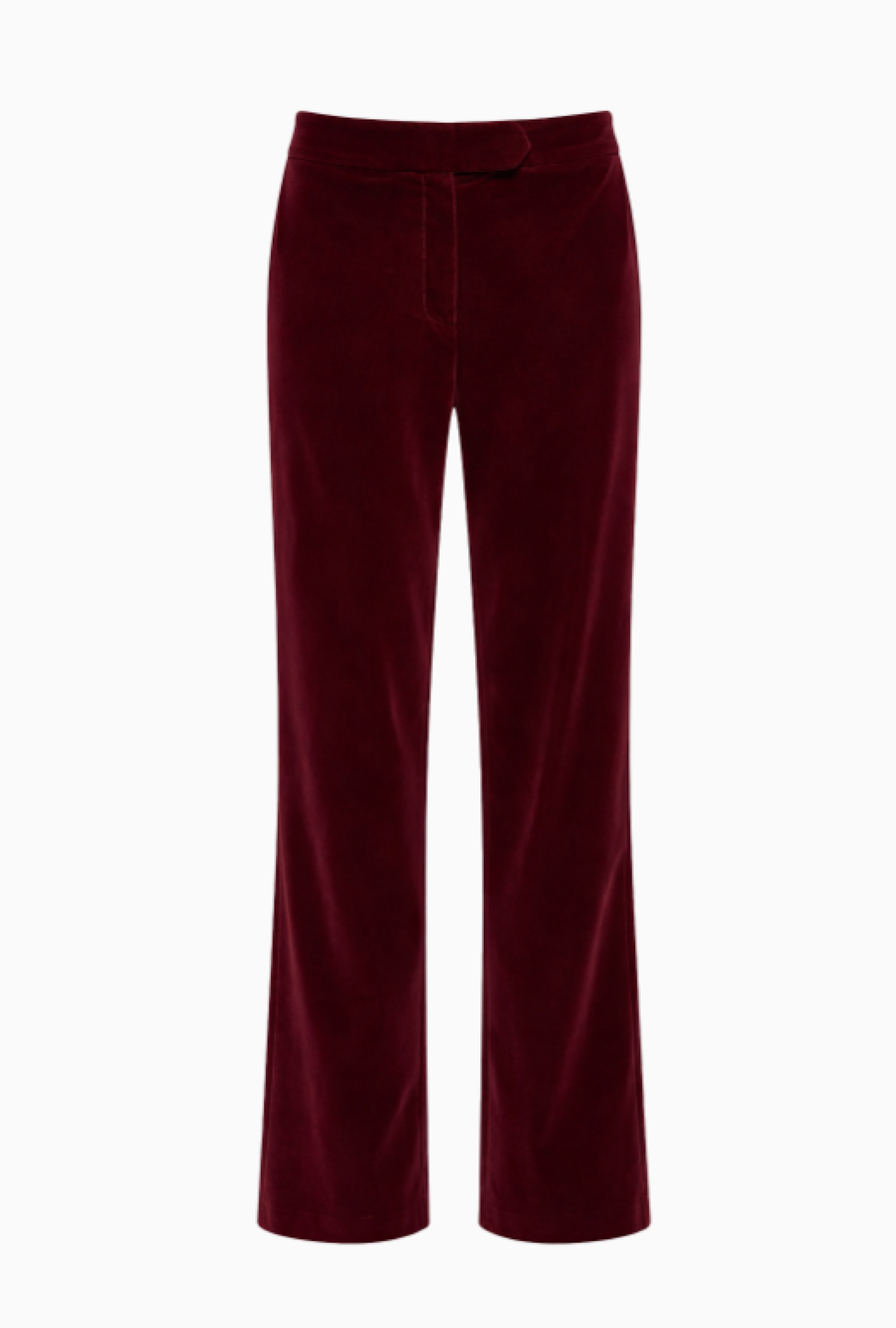 Pantalon Vintage Velours Bordeaux