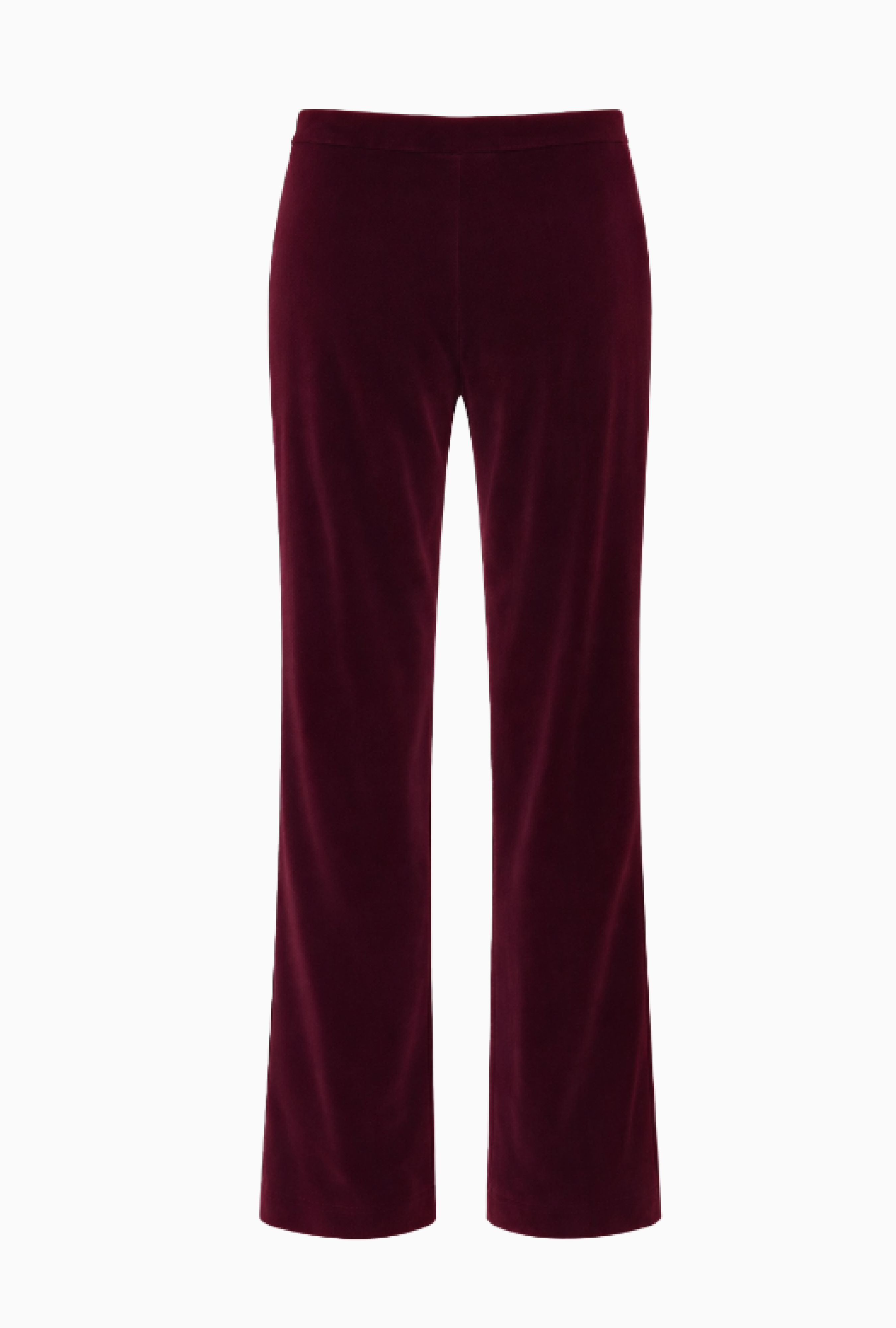 Pantalon Vintage Velours Bordeaux