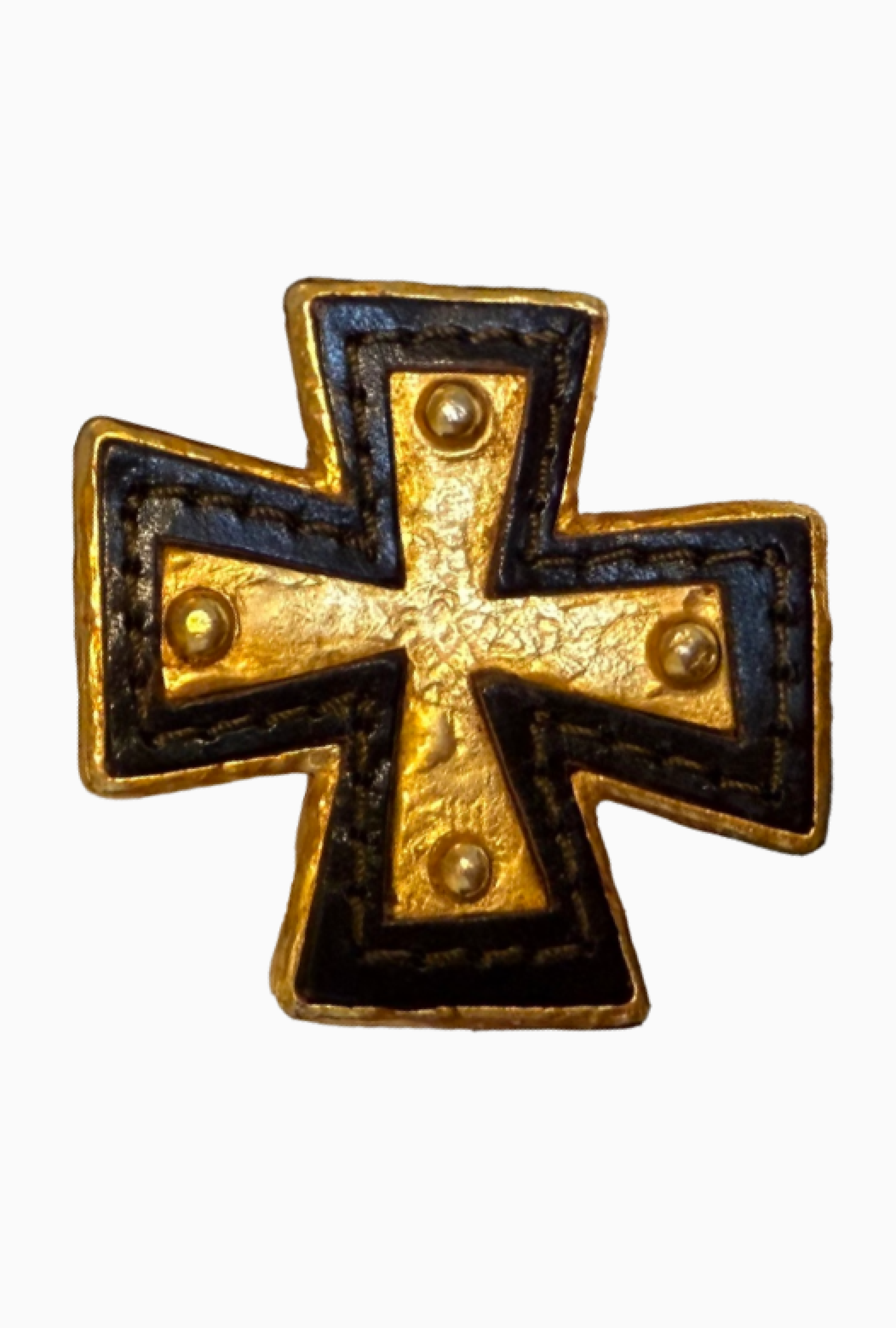 Broche Christian Lacroix Croix Baroque