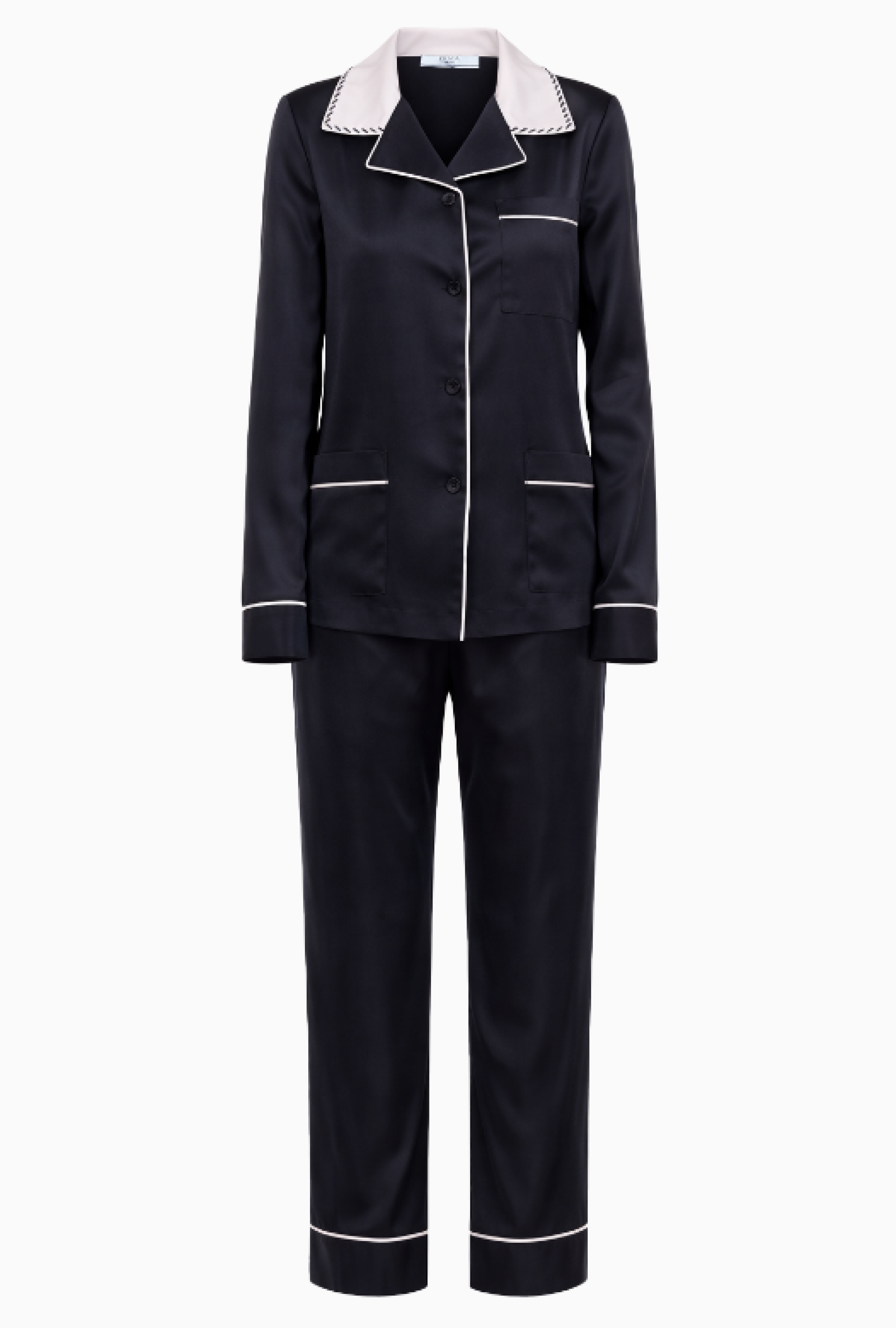 Ensemble Prada Satin Noir et Blanc Circa 2016