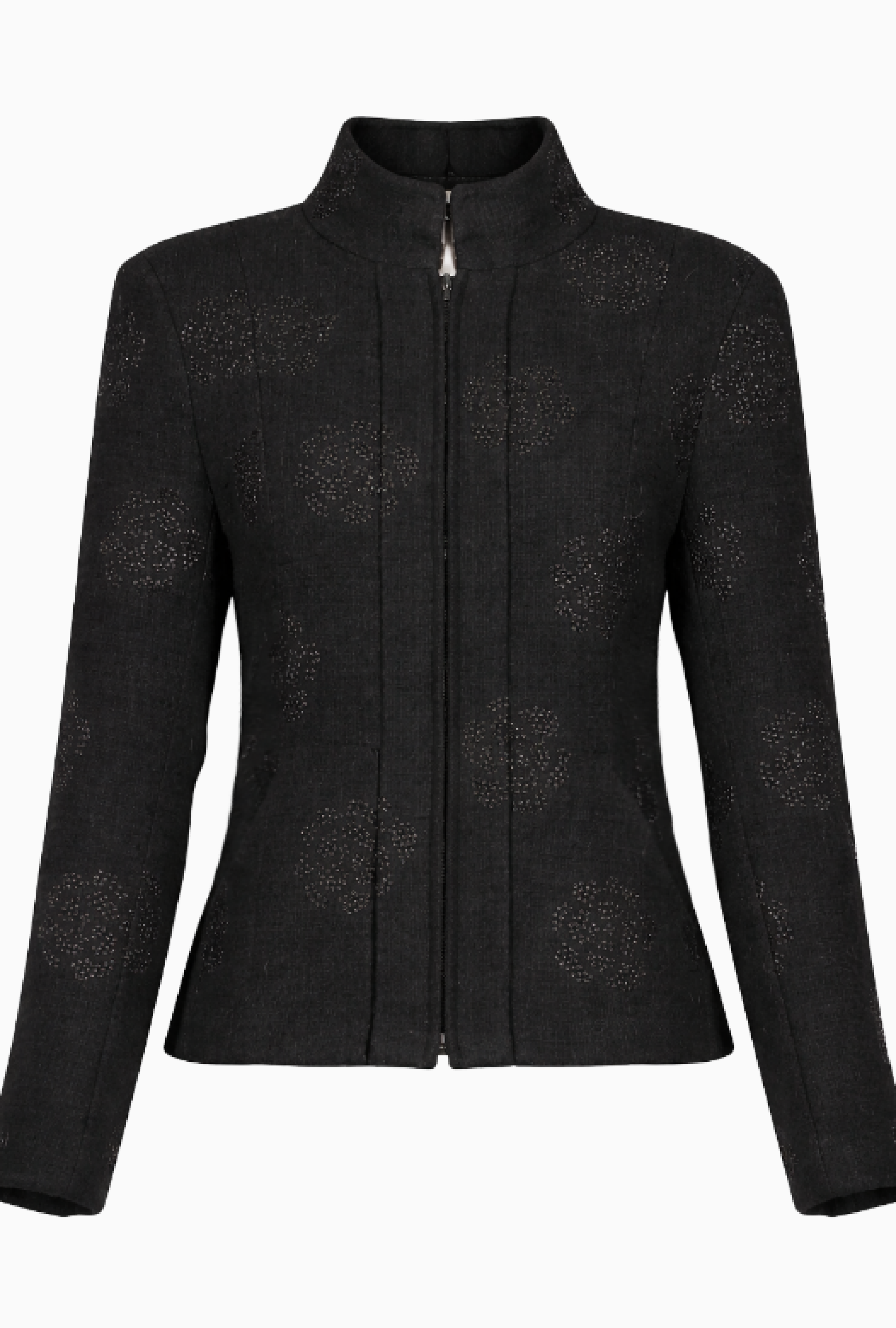 Veste Chanel Col Montant Texturé Croisière 2003