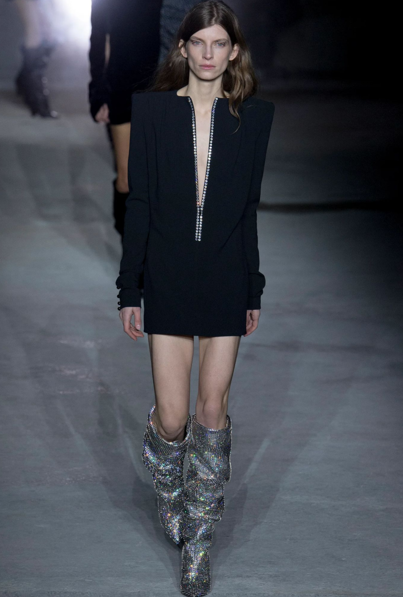 Robe Yves Saint Laurent Crystal