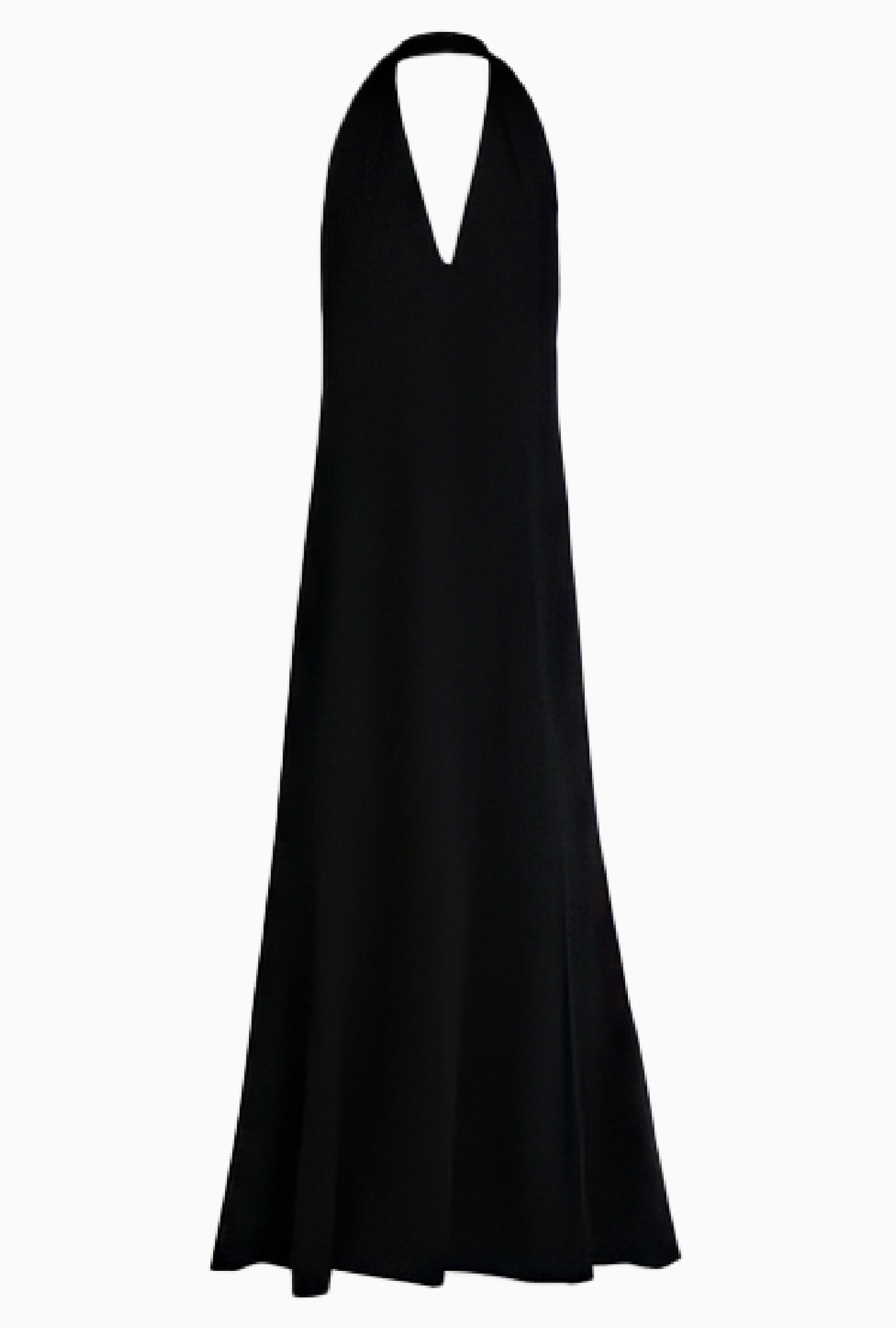 Robe Max Mara Long Halter Noir