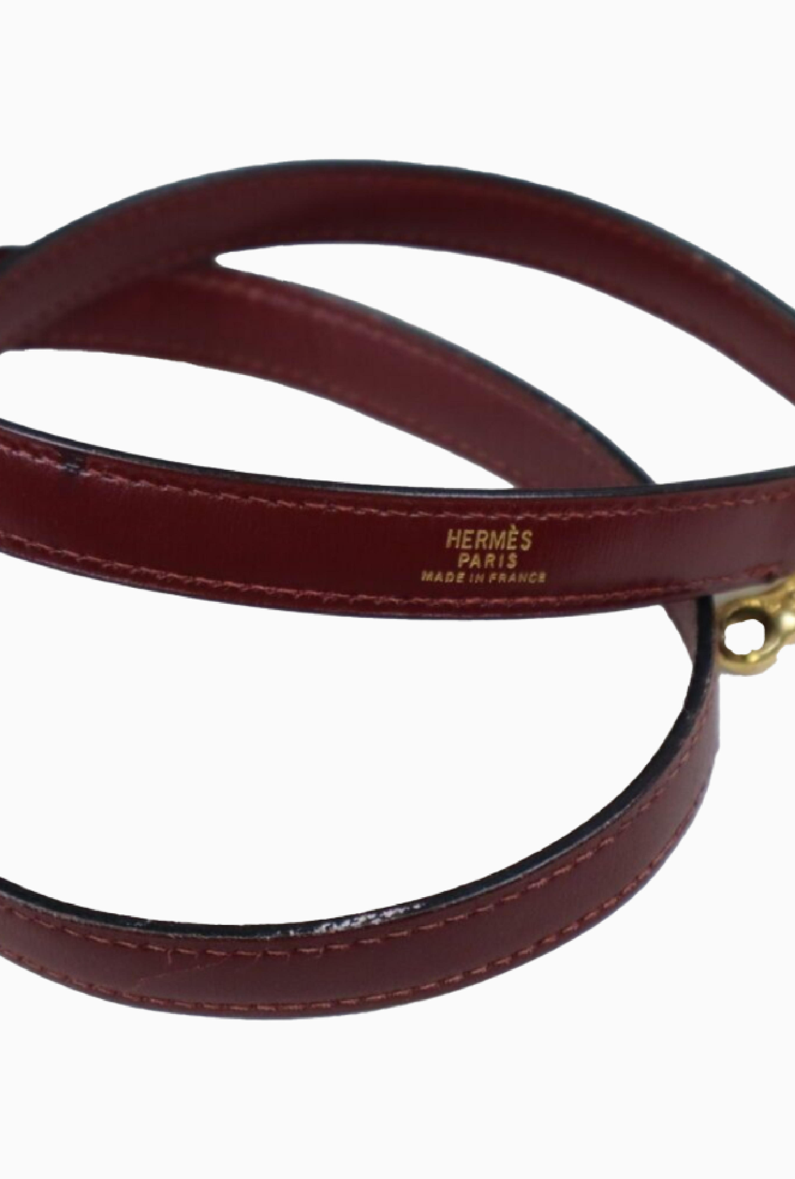 Sac Hermes à main Hermès Kelly 32 cm en cuir box rouge H