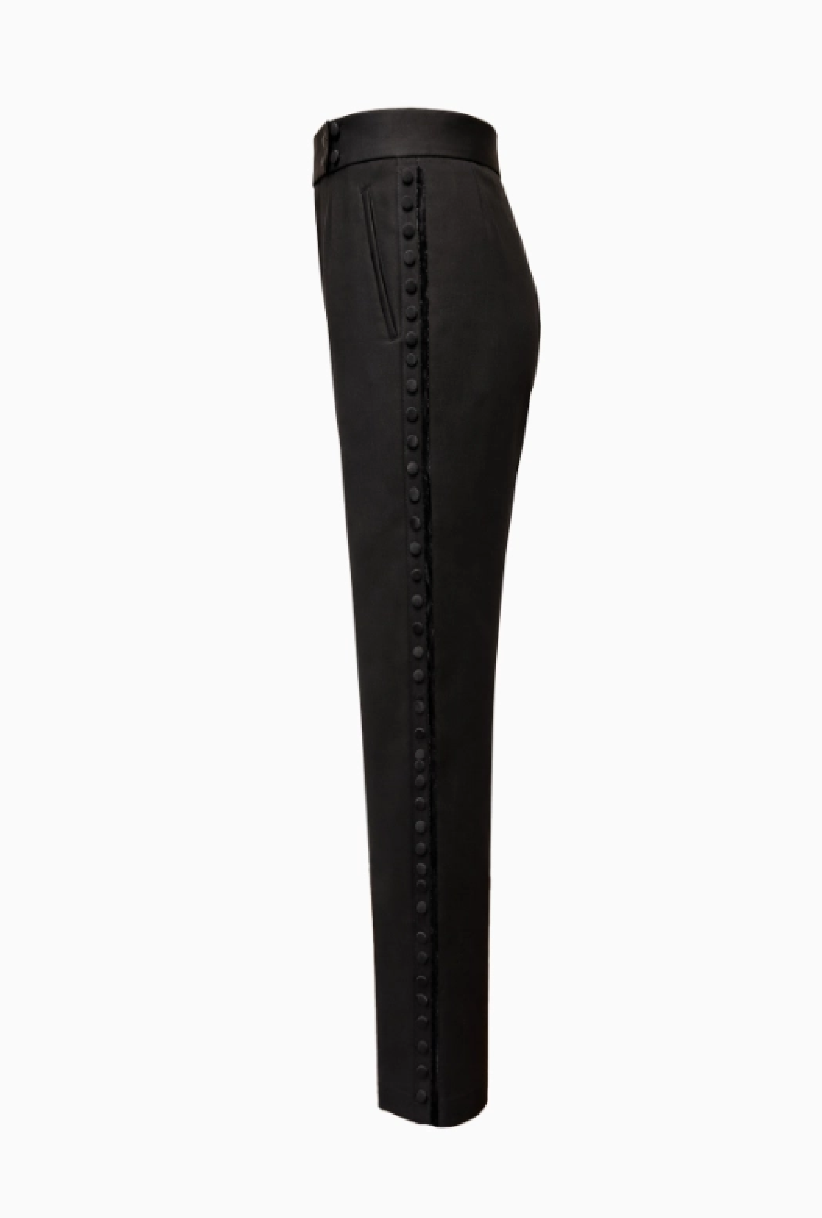 Pantalon Yves Saint Laurent Bouton D’ébène Spring 2003 by Tom Ford