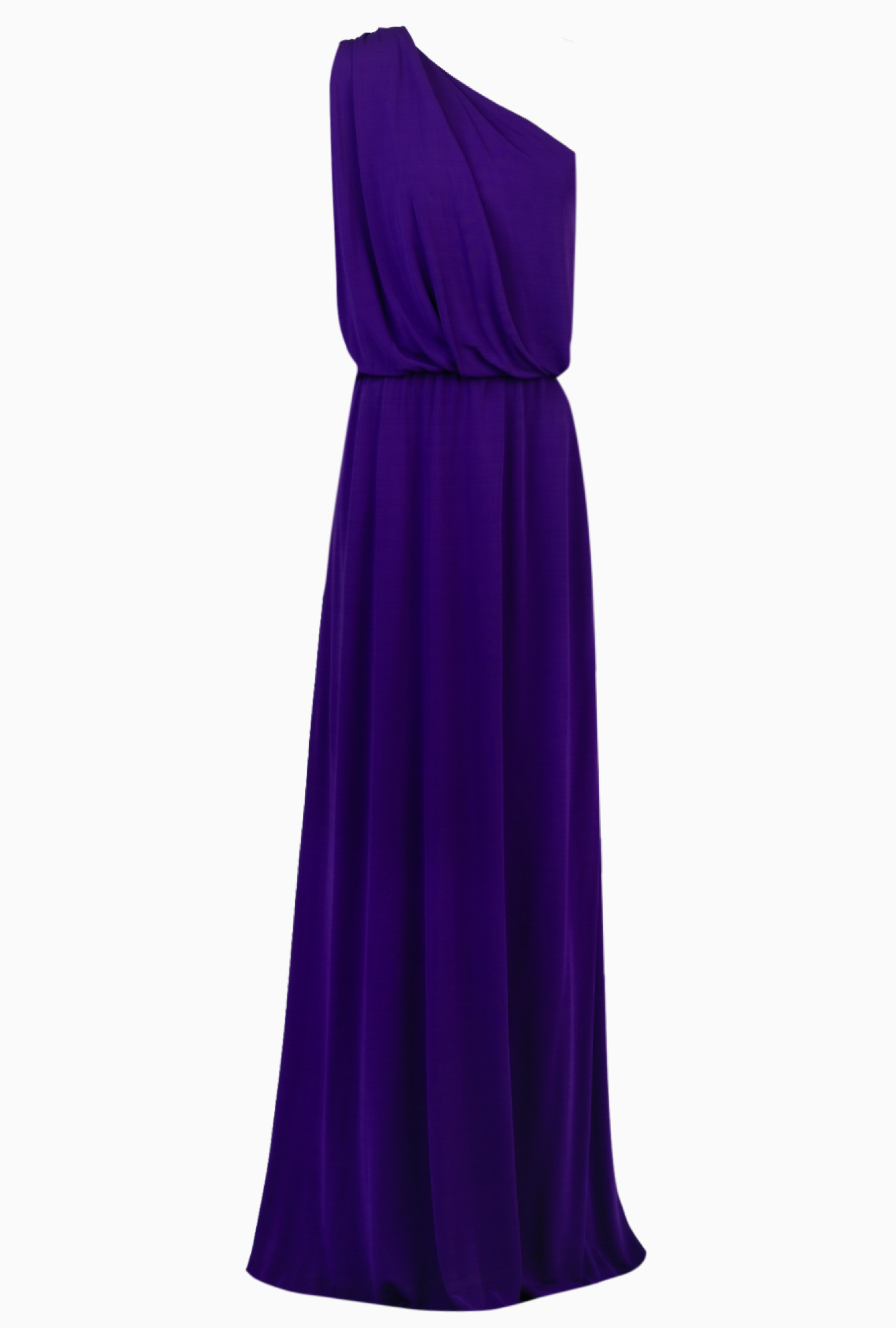 Purple Lanvin One-Shoulder FW2007