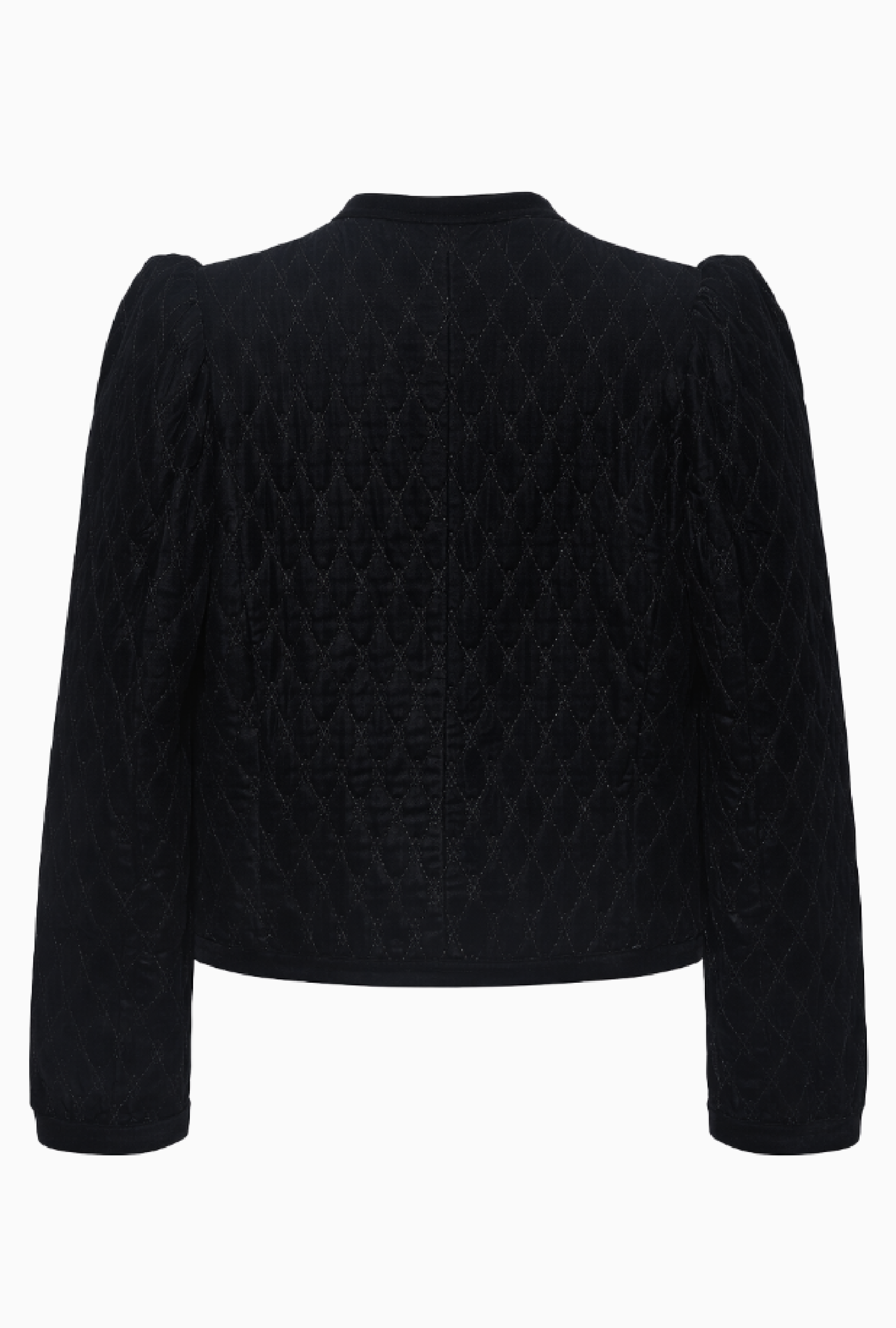 Veste Yves Saint Laurent Matelassée En Velours Noir Collection 1977