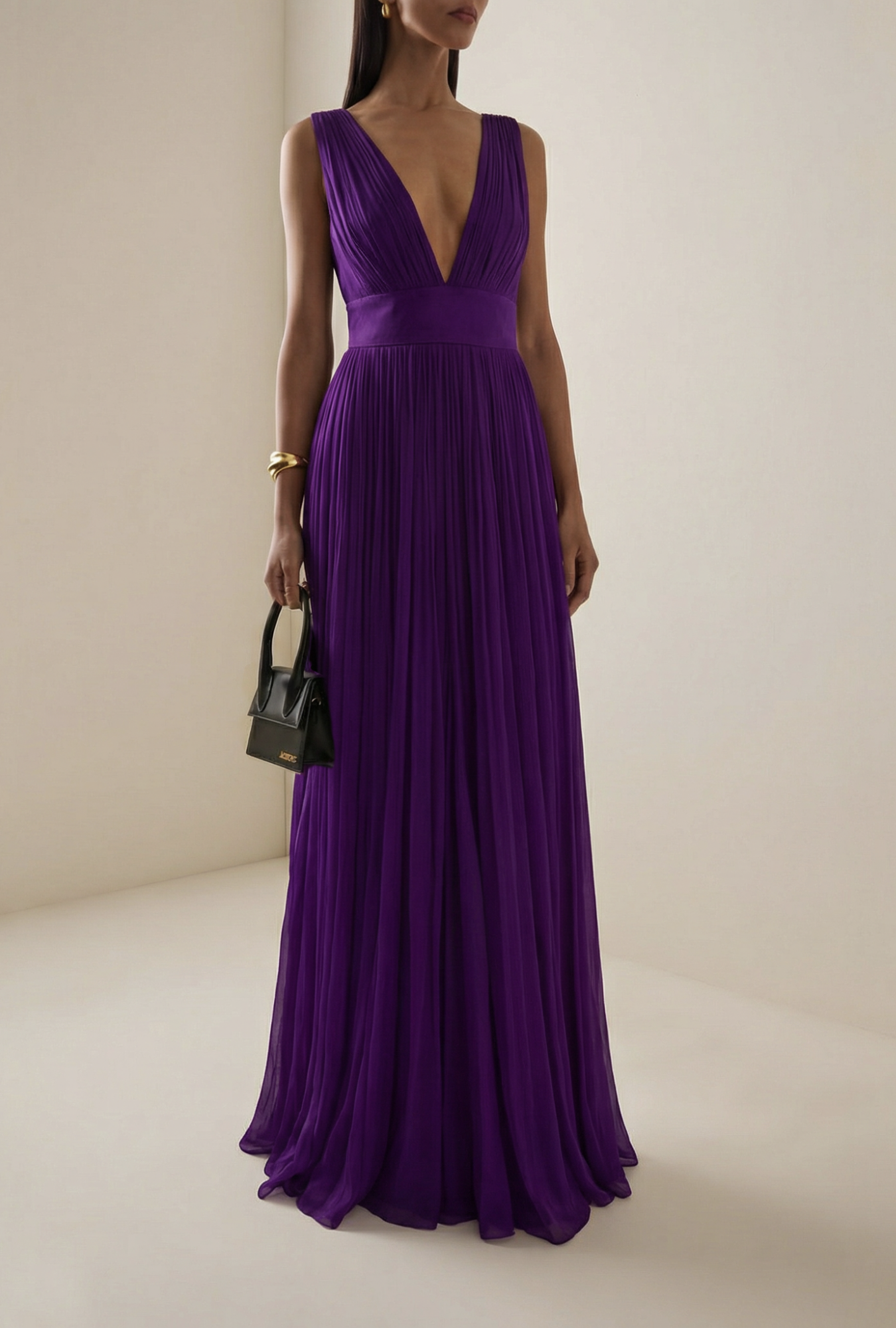 Robe Elie Saab Plissé Orchidée SS2008